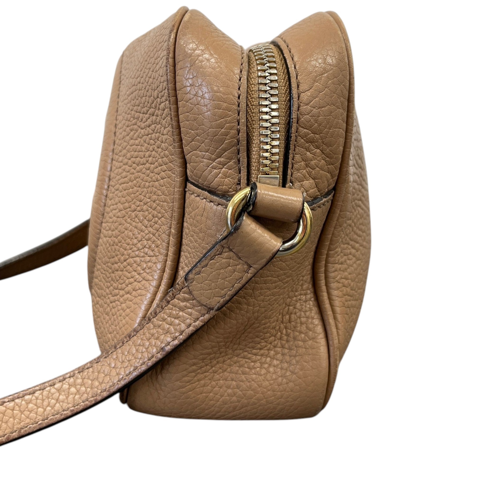 Women's Small Soho Disco Messenger Bag Beige