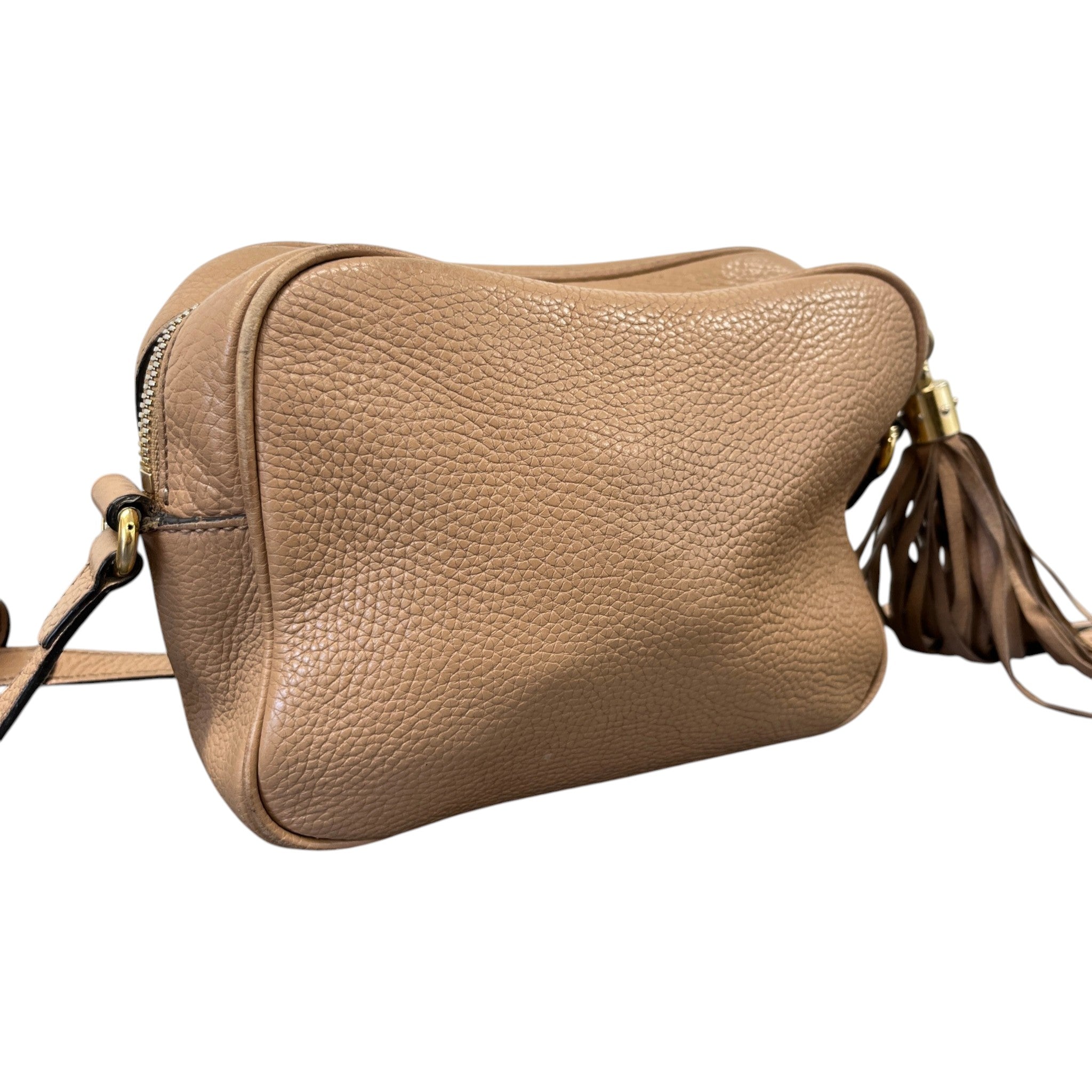 Women's Small Soho Disco Messenger Bag Beige