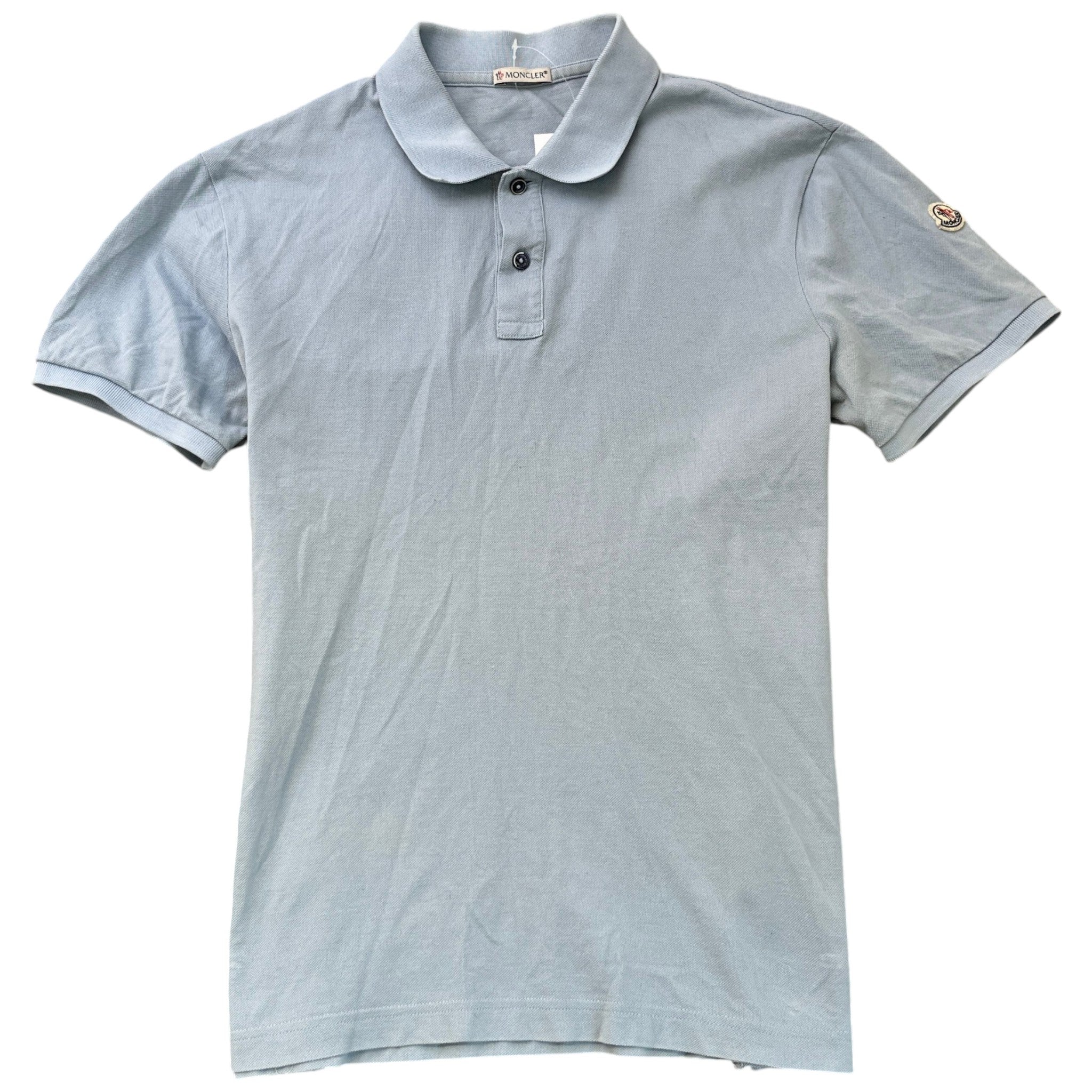 Men's Maglia Polo Shirt Blue Size L