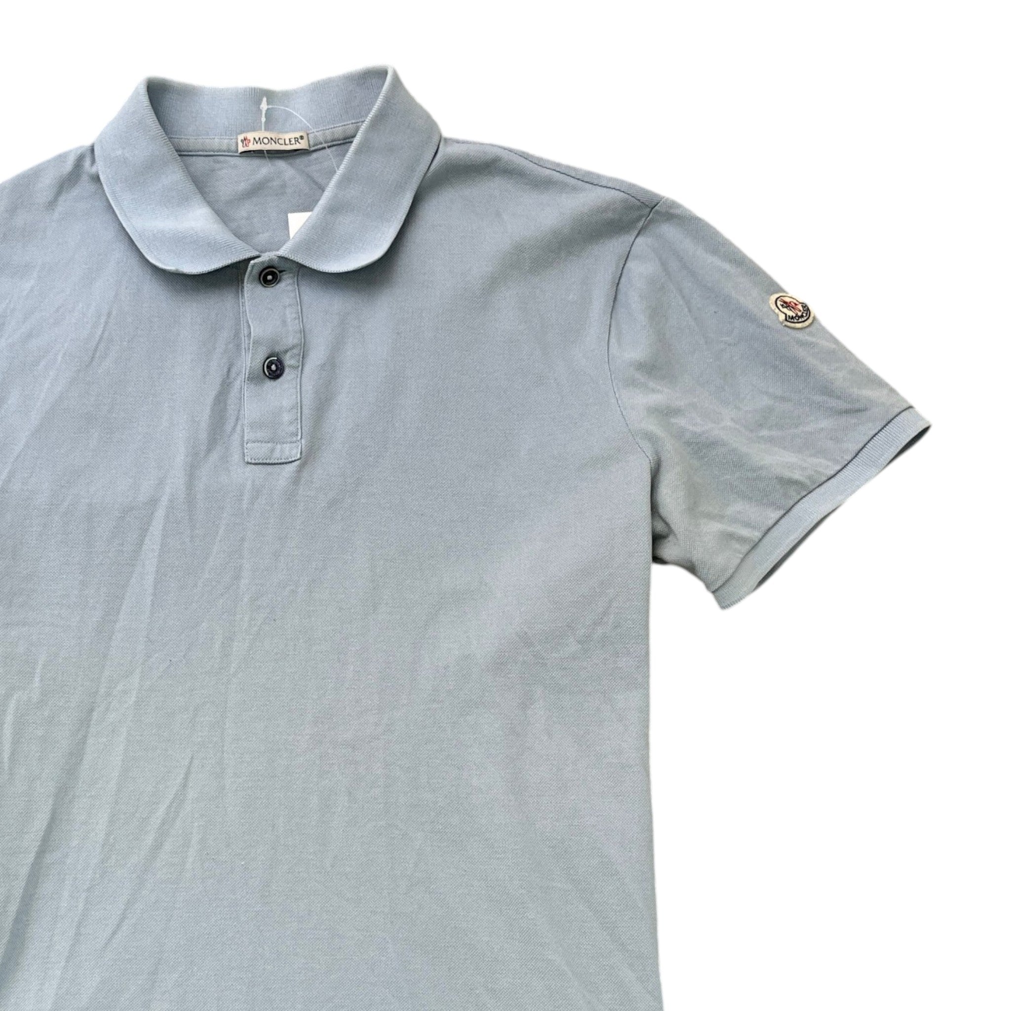Men's Maglia Polo Shirt Blue Size L