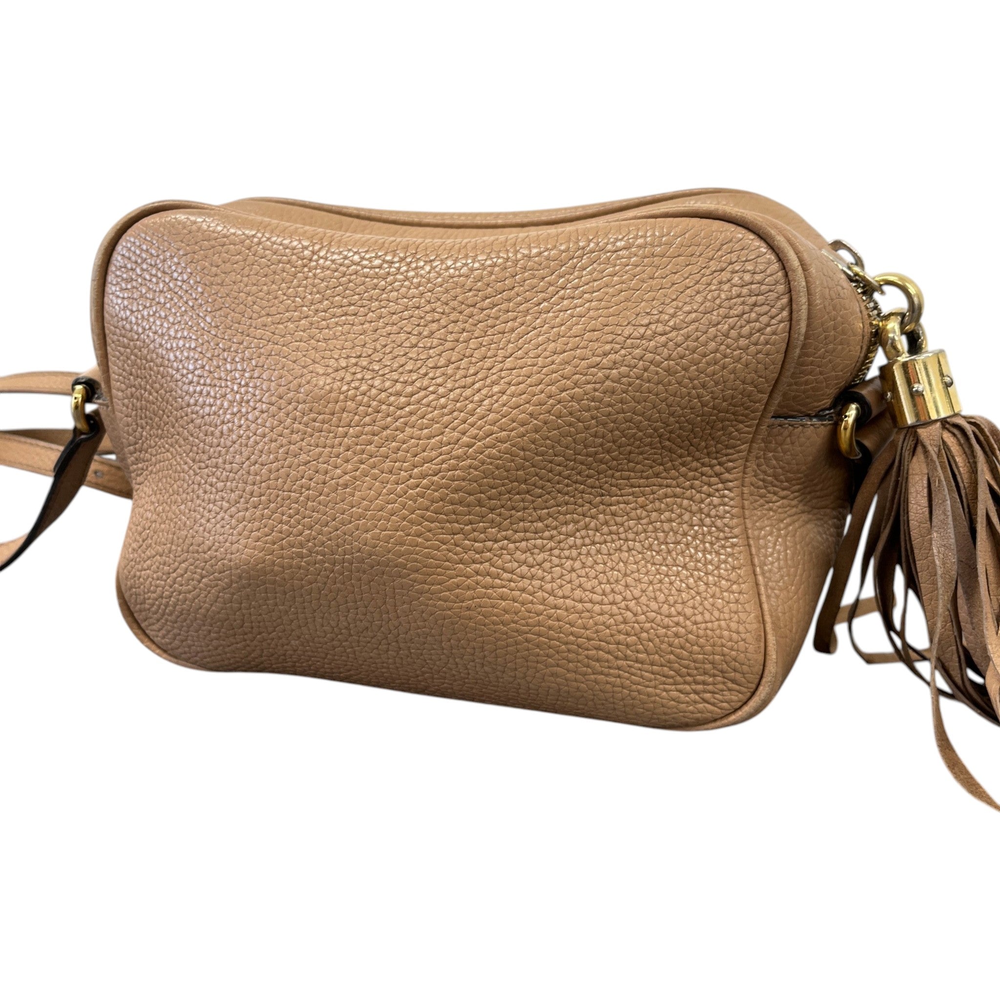 Women's Small Soho Disco Messenger Bag Beige