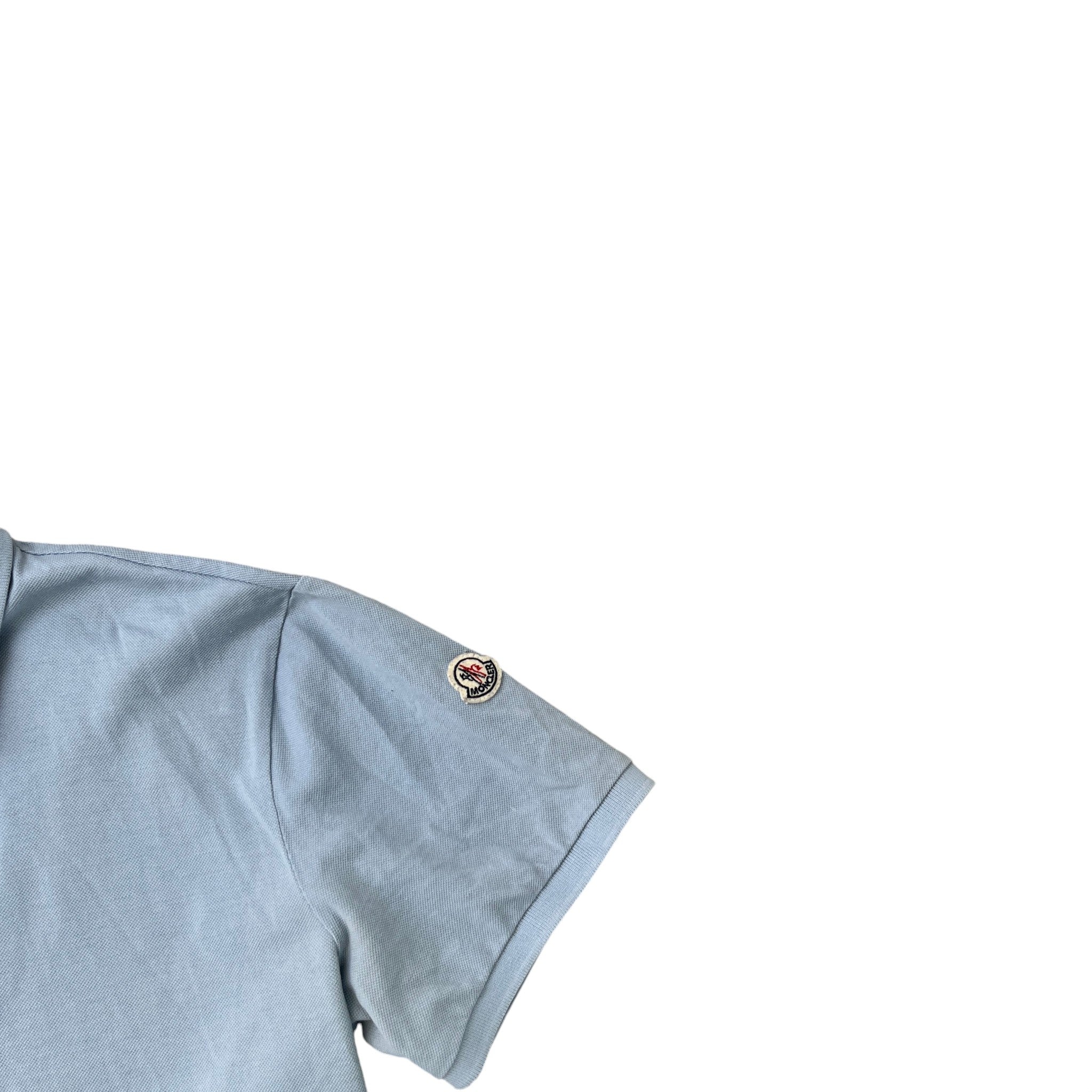 Men's Maglia Polo Shirt Blue Size L