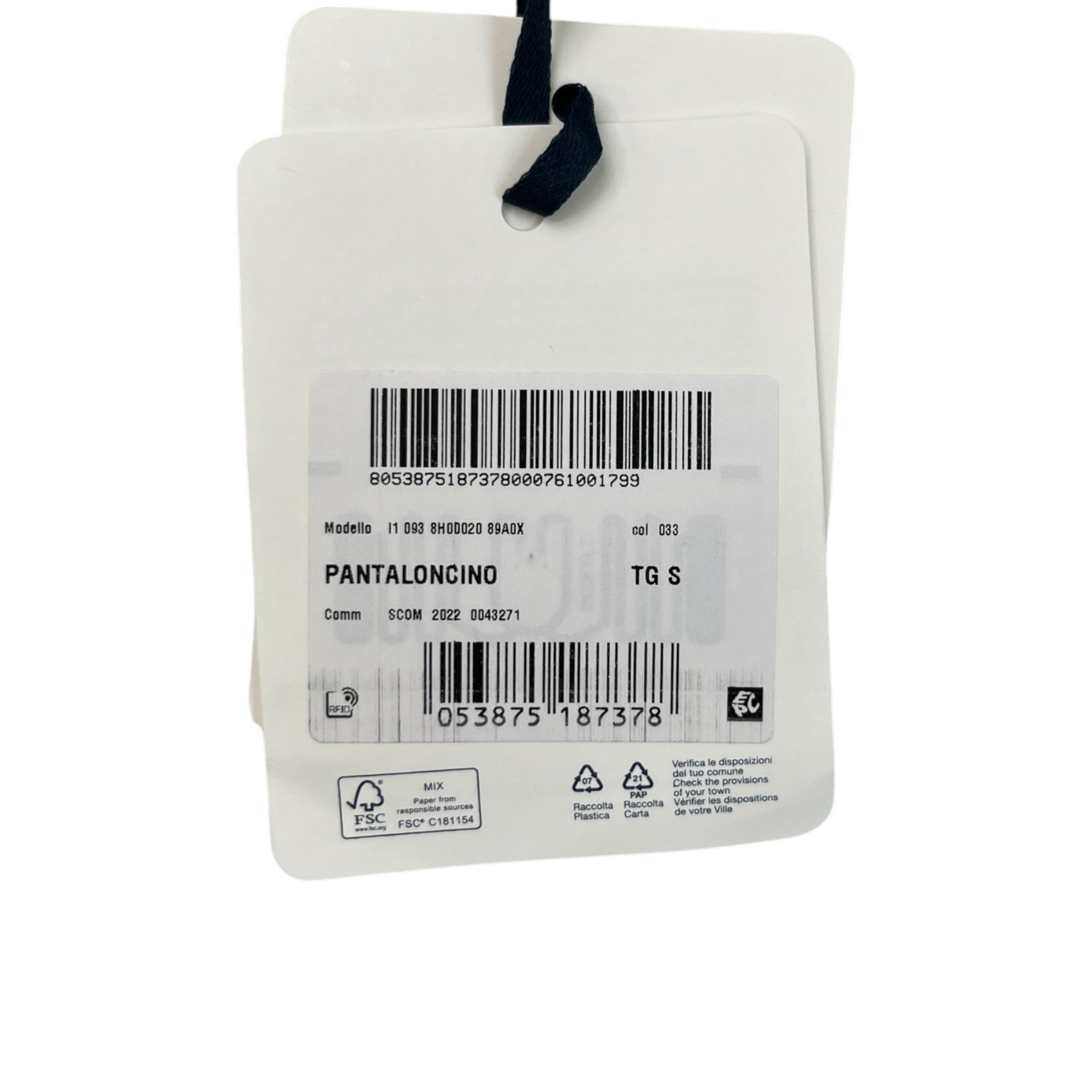 Women's Pantaloncino Shorts White Size S