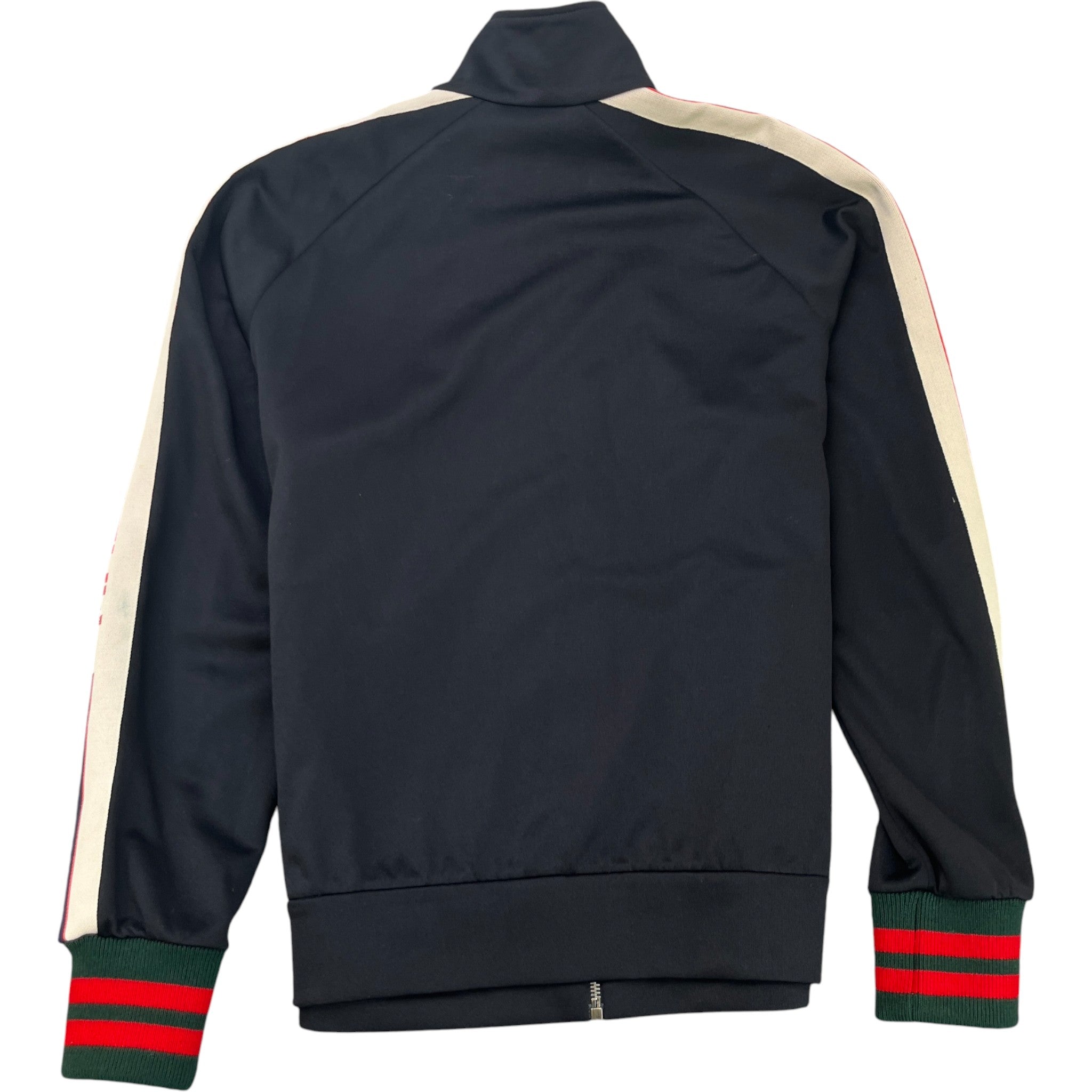 Men's Tape Logo Track Jacket Black Size M