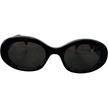 Women's CL40194U Triomphe Oval Sunglasses Black