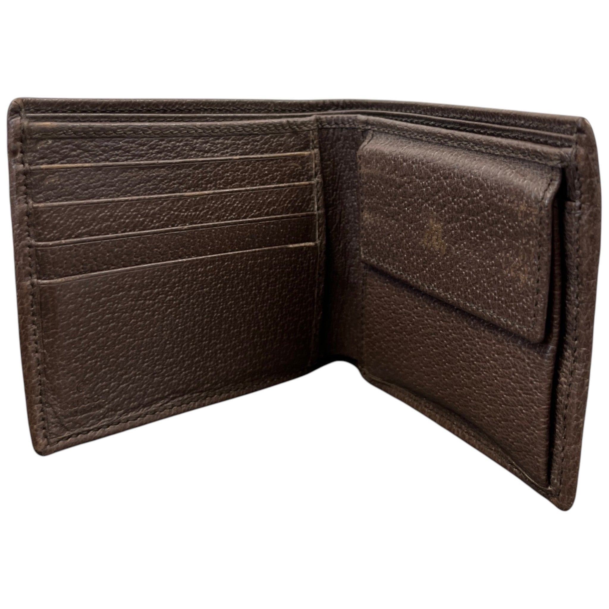 Men's Gg Supreme Ophidia Wallet Brown