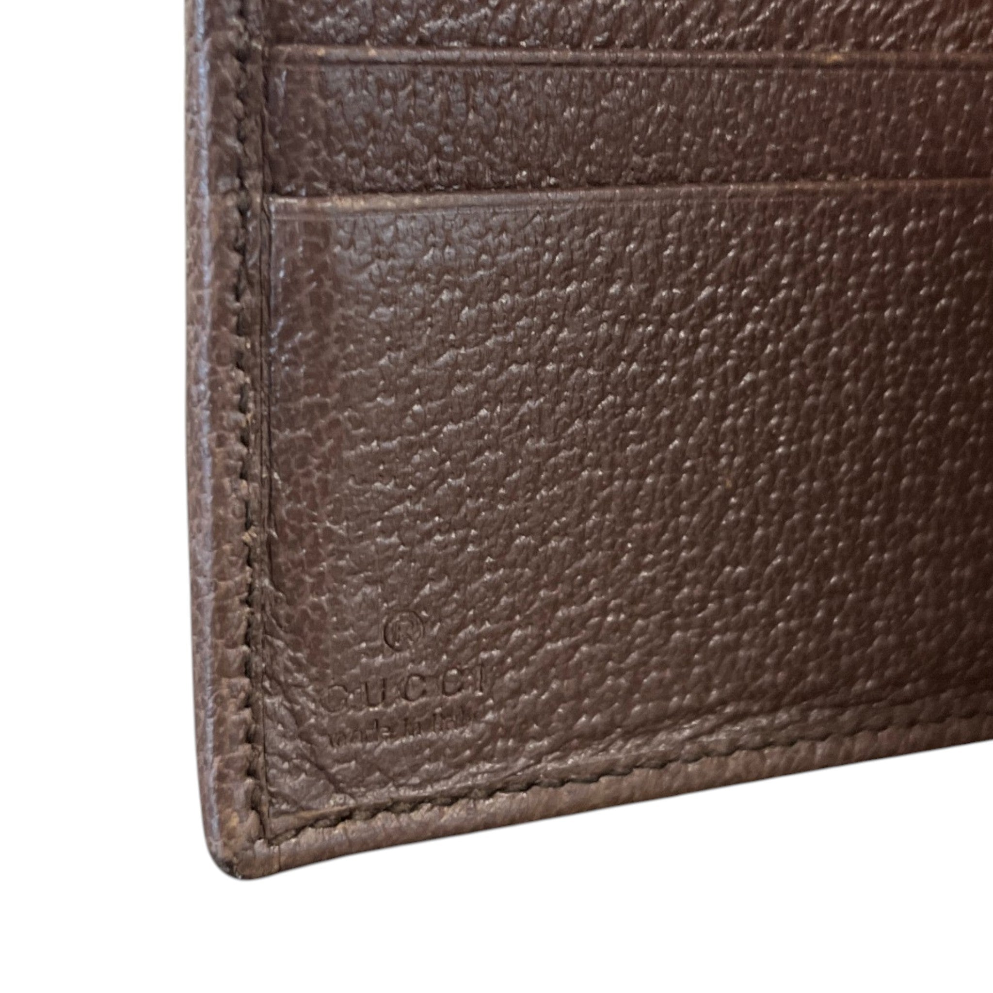 Men's Gg Supreme Ophidia Wallet Brown