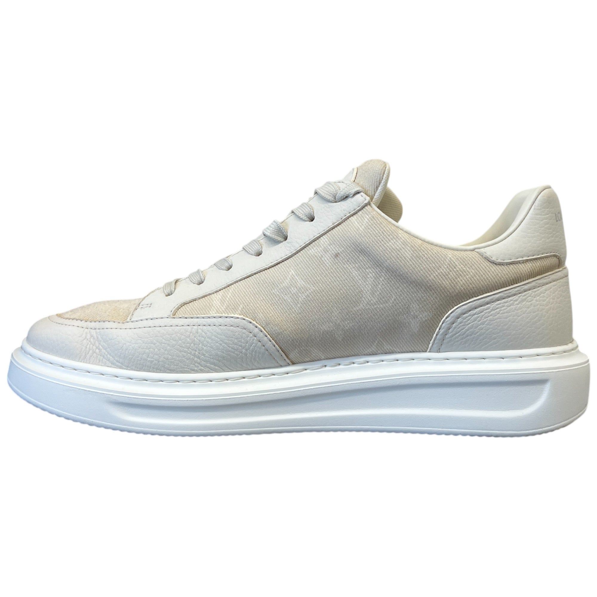 Men's Beverly Hills Monogram Low Trainers Beige Size EU 43 / UK 9