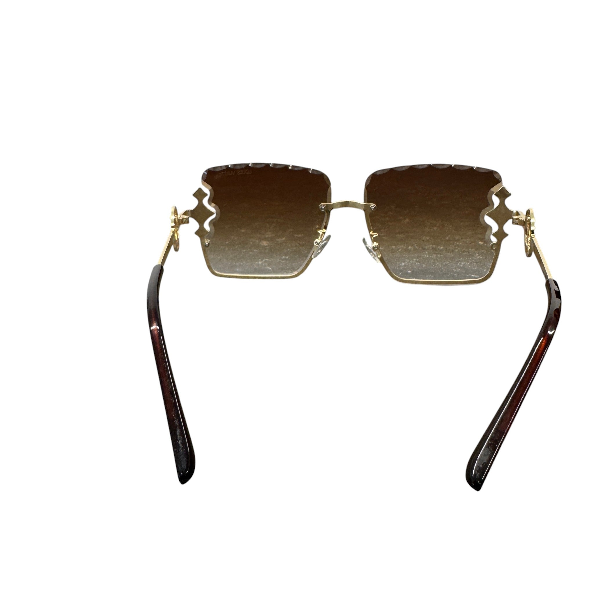 Women's Lv Jewel Square Sunglasses Gold