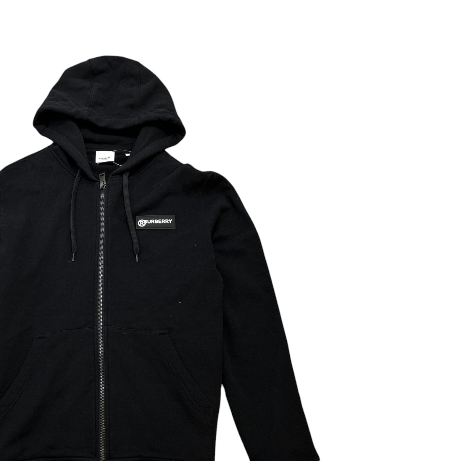Men's Nova Check Logo Hoodie Black Size L