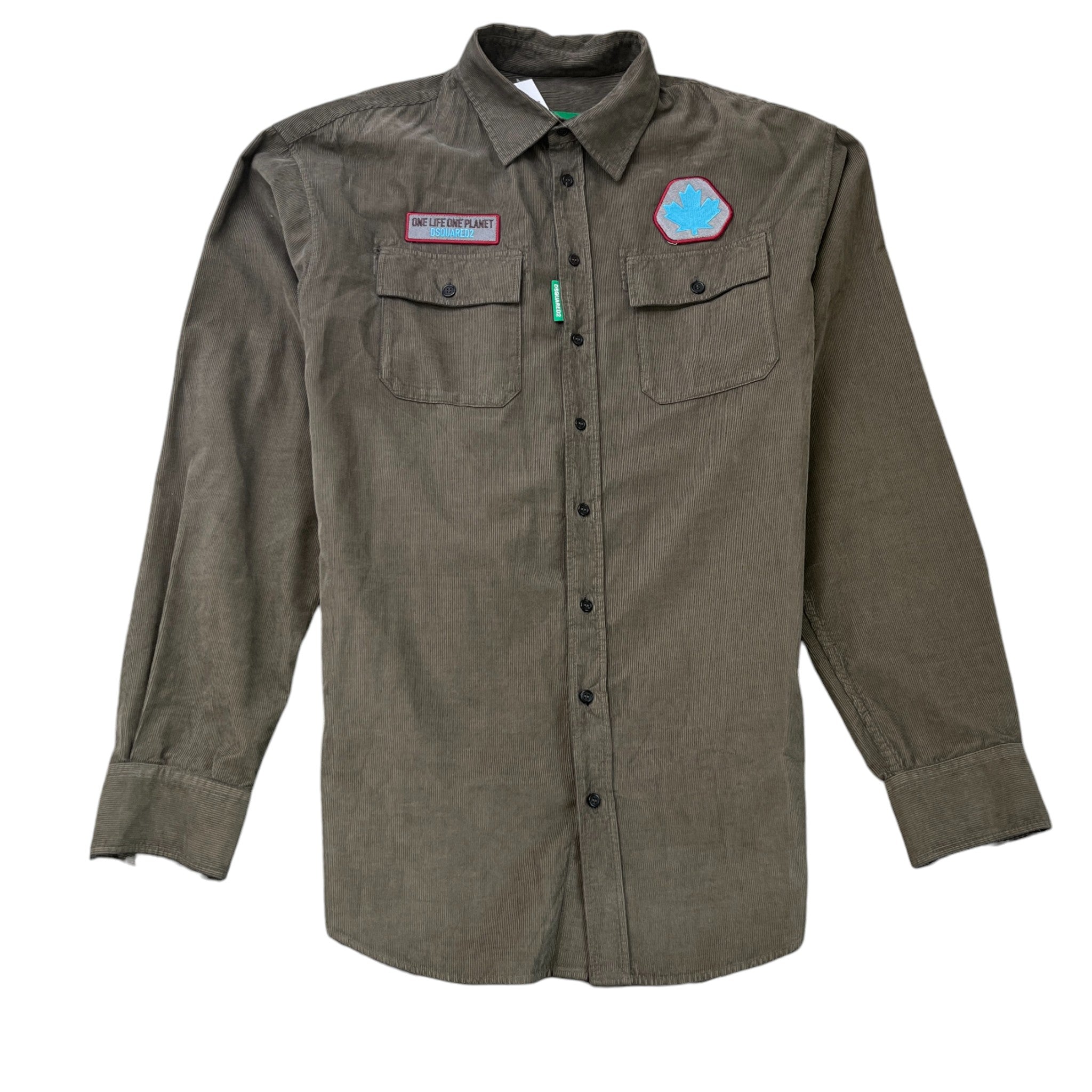 Men's One Life Western Shirt Brown Size IT 48 / UK M