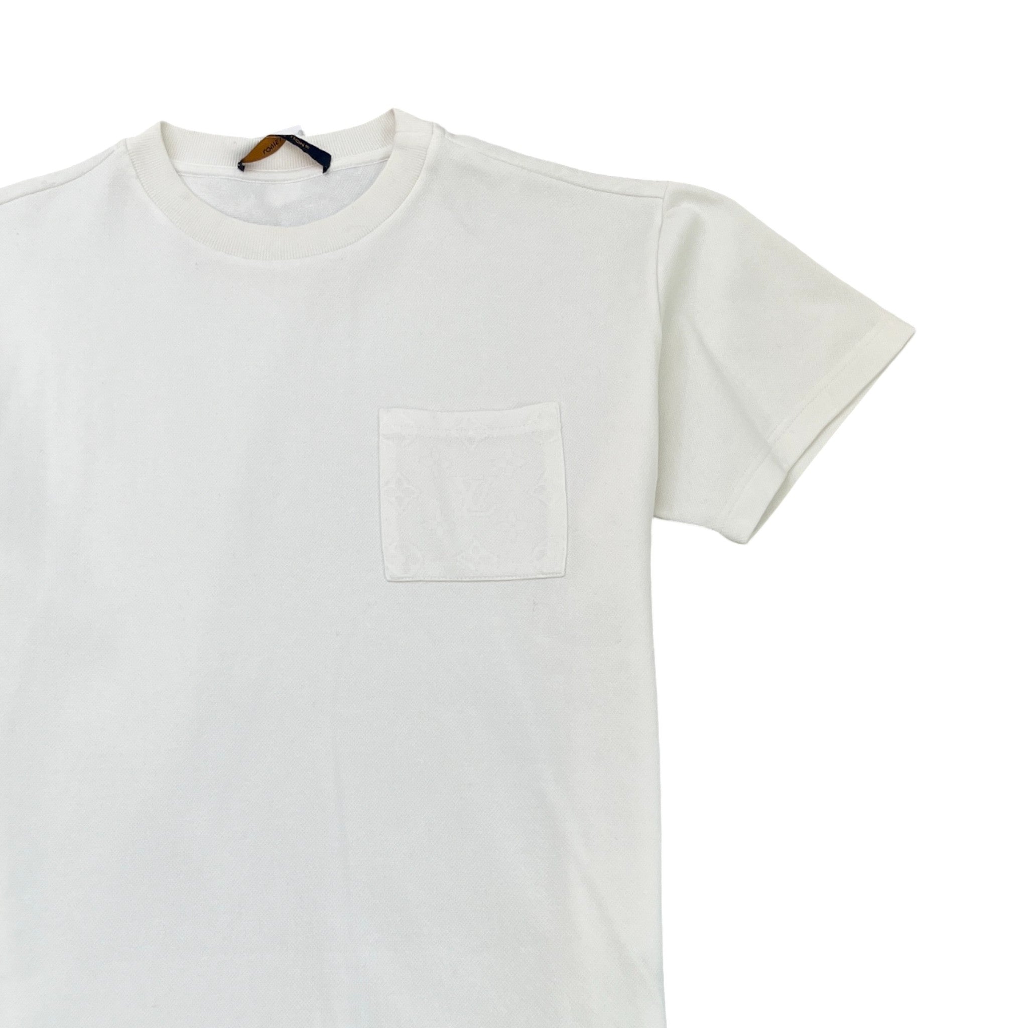 Men's Monogram Pocket T-Shirt White Size S