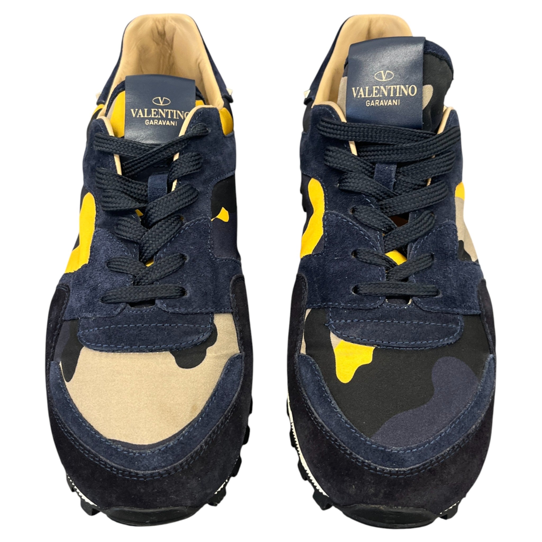 Men's Rockrunner Camouflage Low Trainers Navy Size EU 41 / UK 7