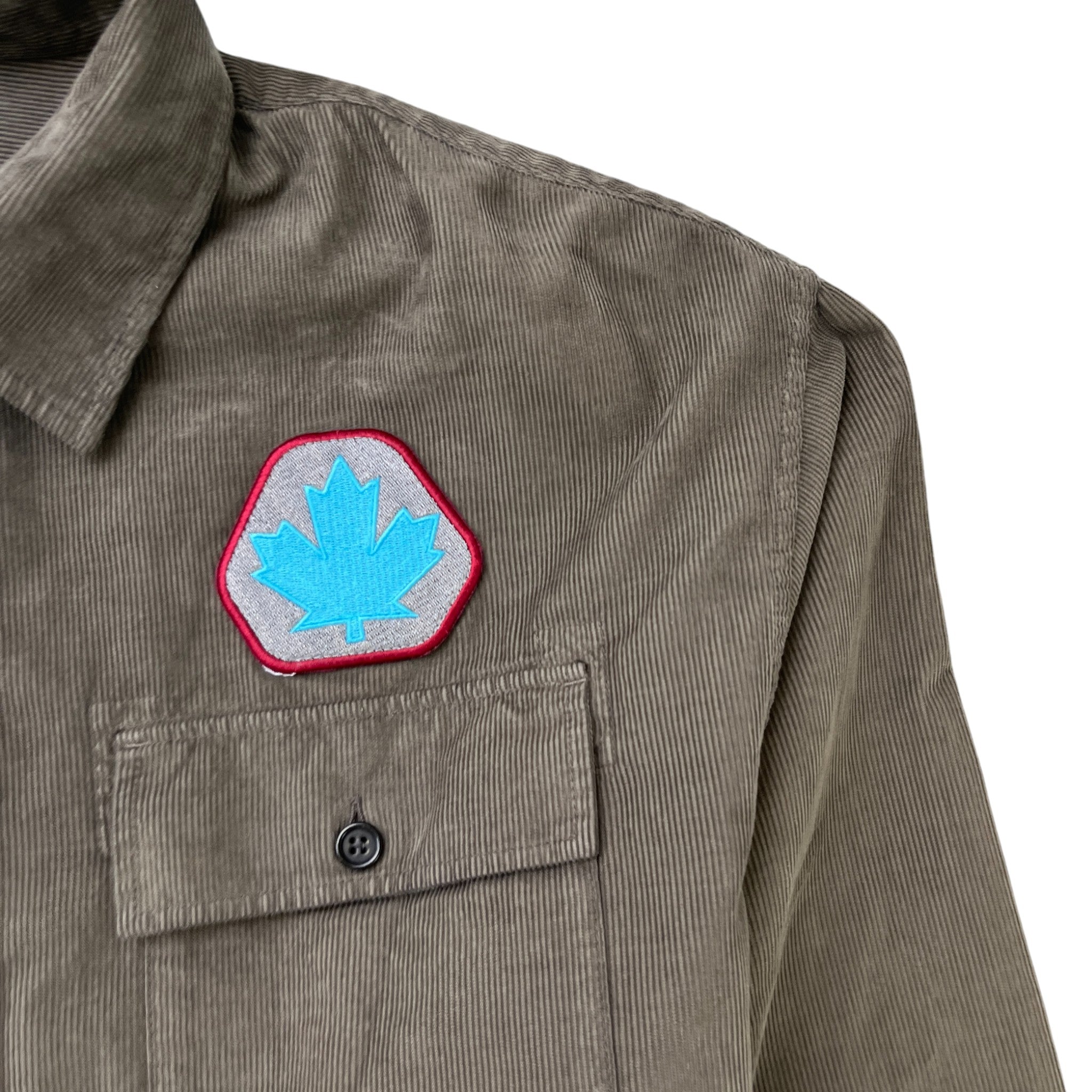 Men's One Life Western Shirt Brown Size IT 48 / UK M