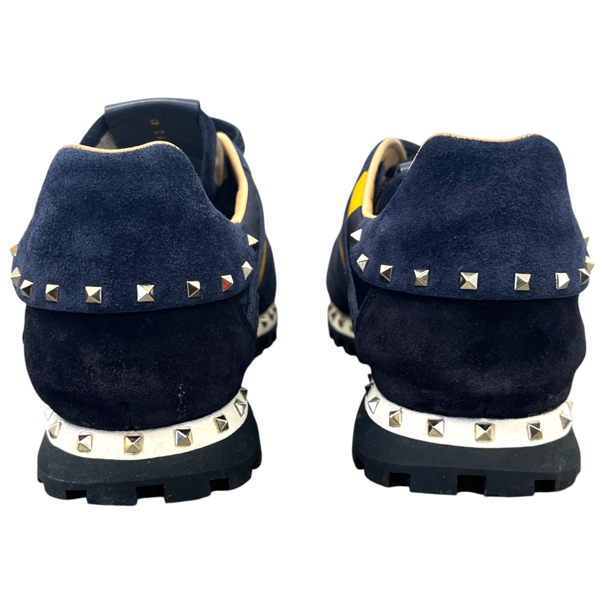 Men's Rockrunner Camouflage Low Trainers Navy Size EU 41 / UK 7