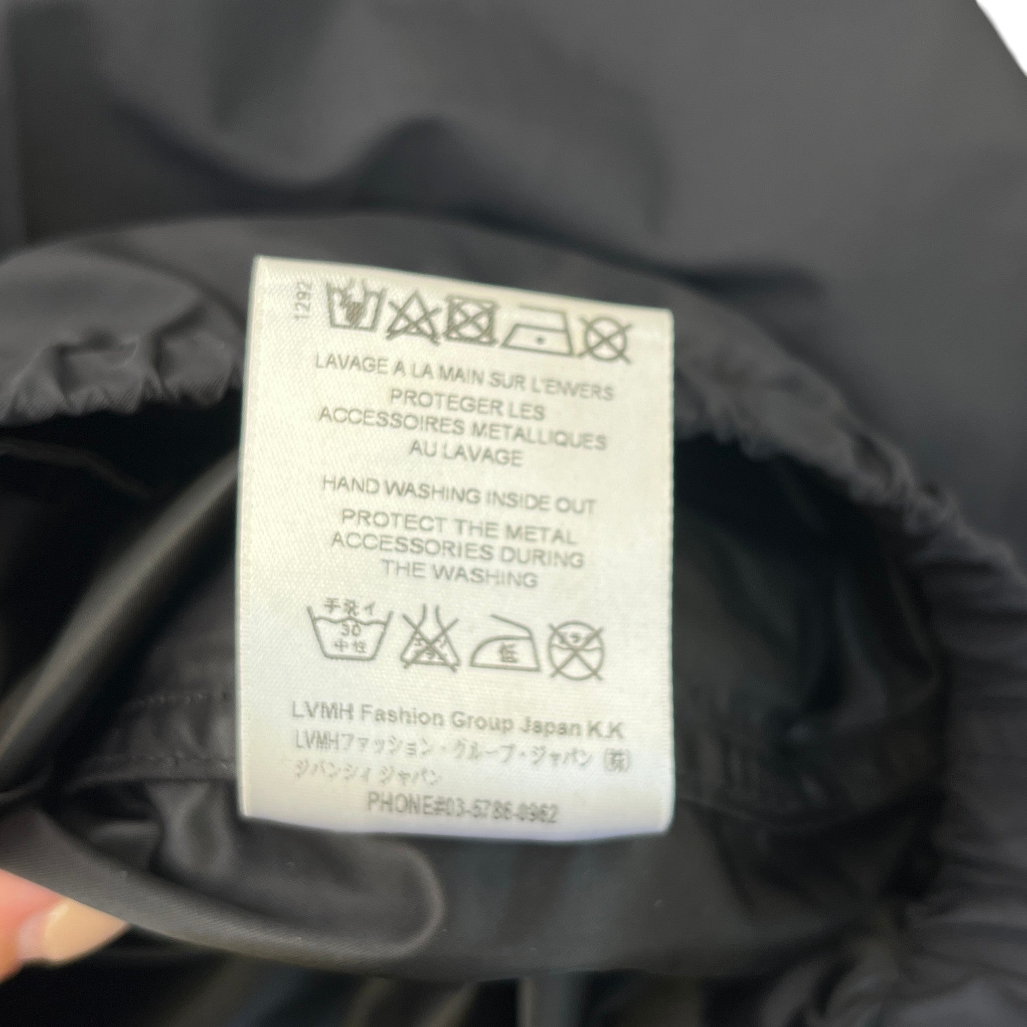 Men's Applique Logo Windbreaker Black Size IT 48 / M
