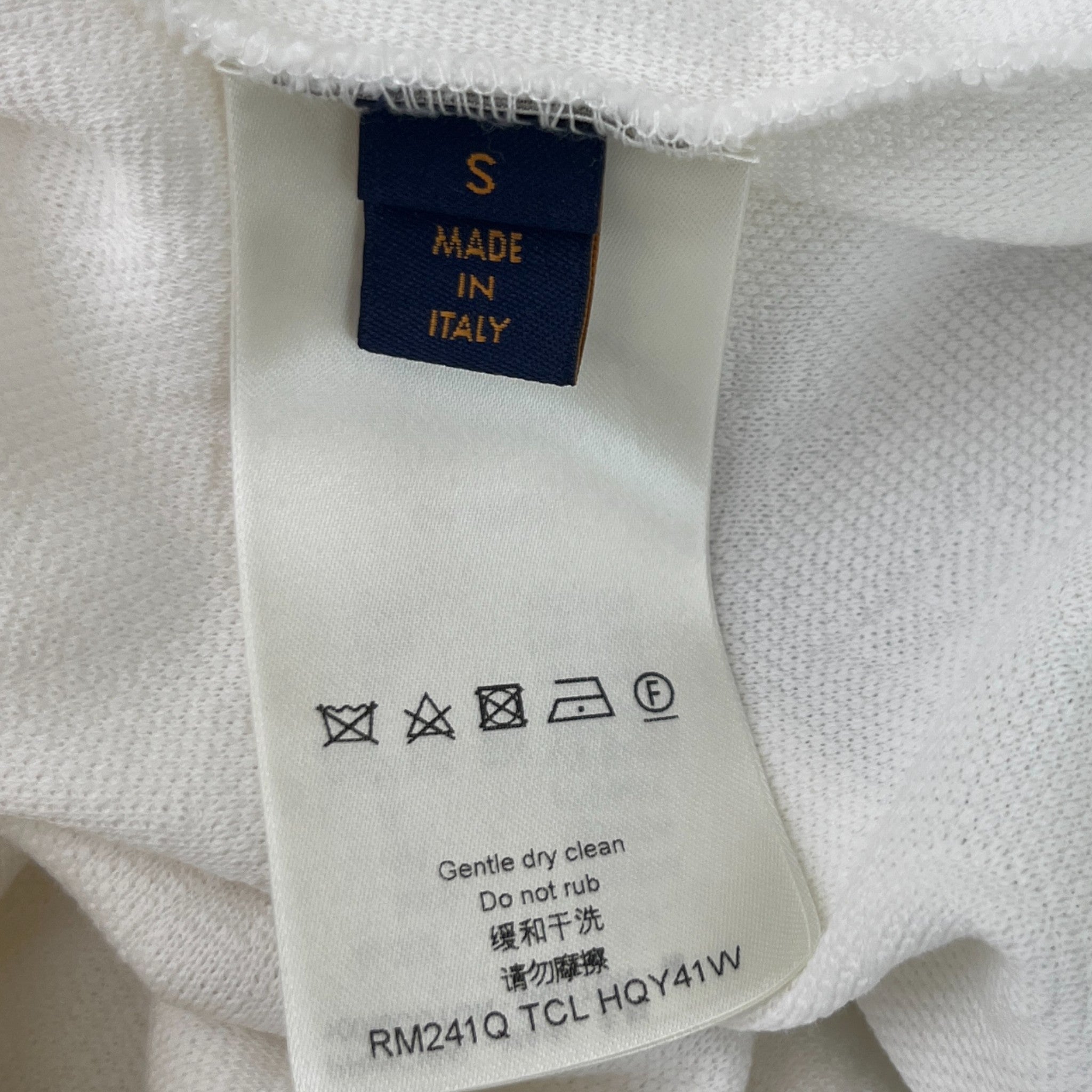 Men's Monogram Pocket T-Shirt White Size S