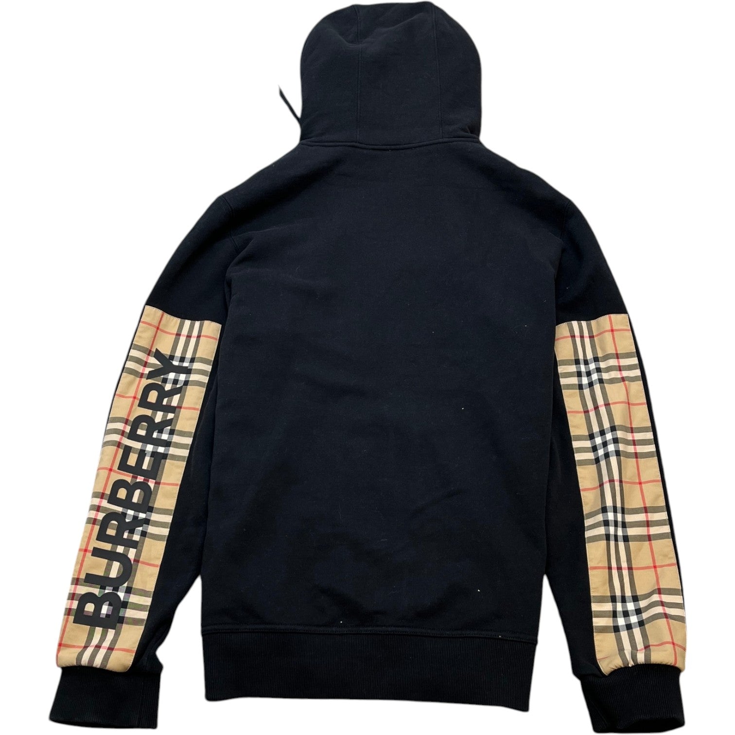 Men's Nova Check Logo Hoodie Black Size L