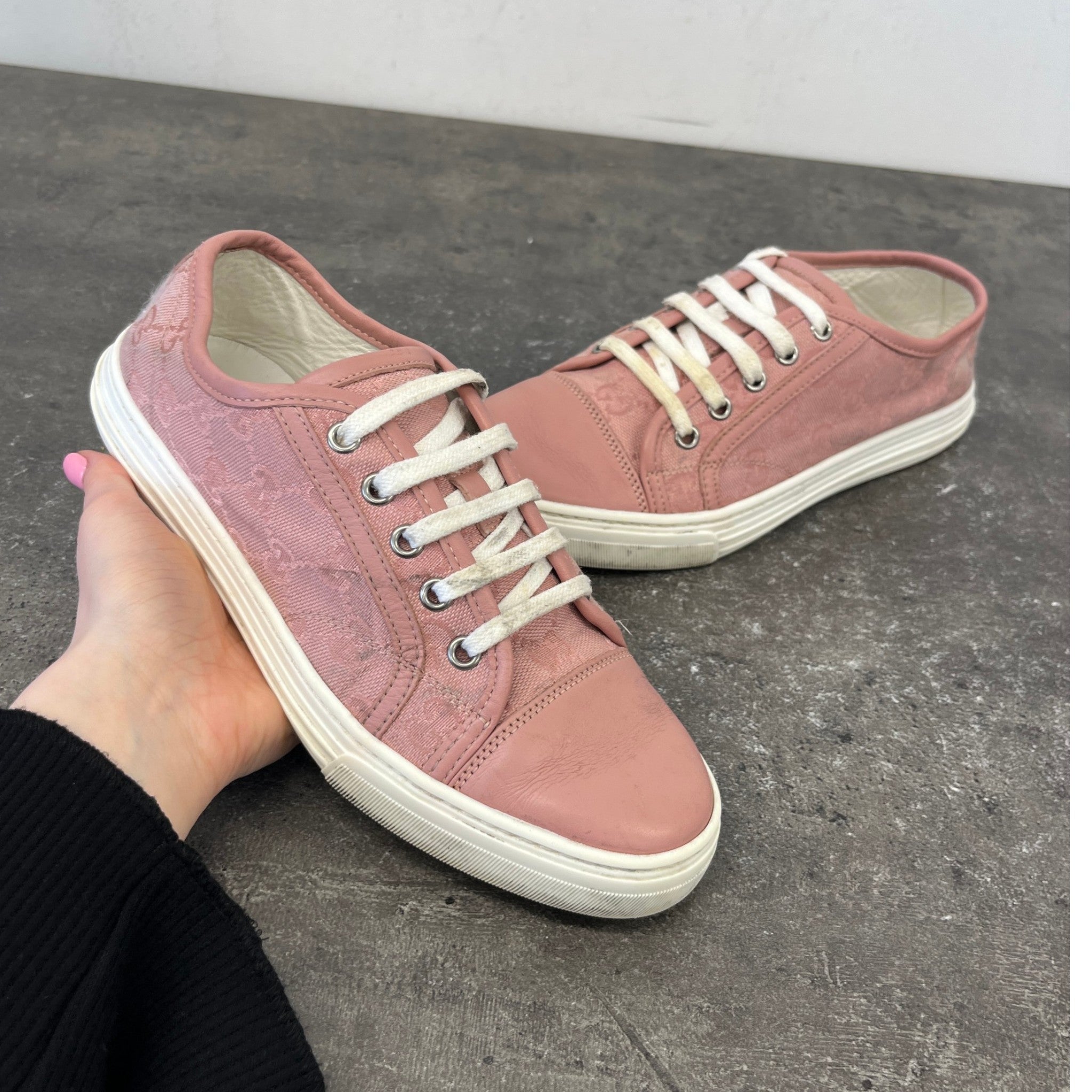 Women's Gg Supreme Low Trainers Pink Size EU 37 / UK 4