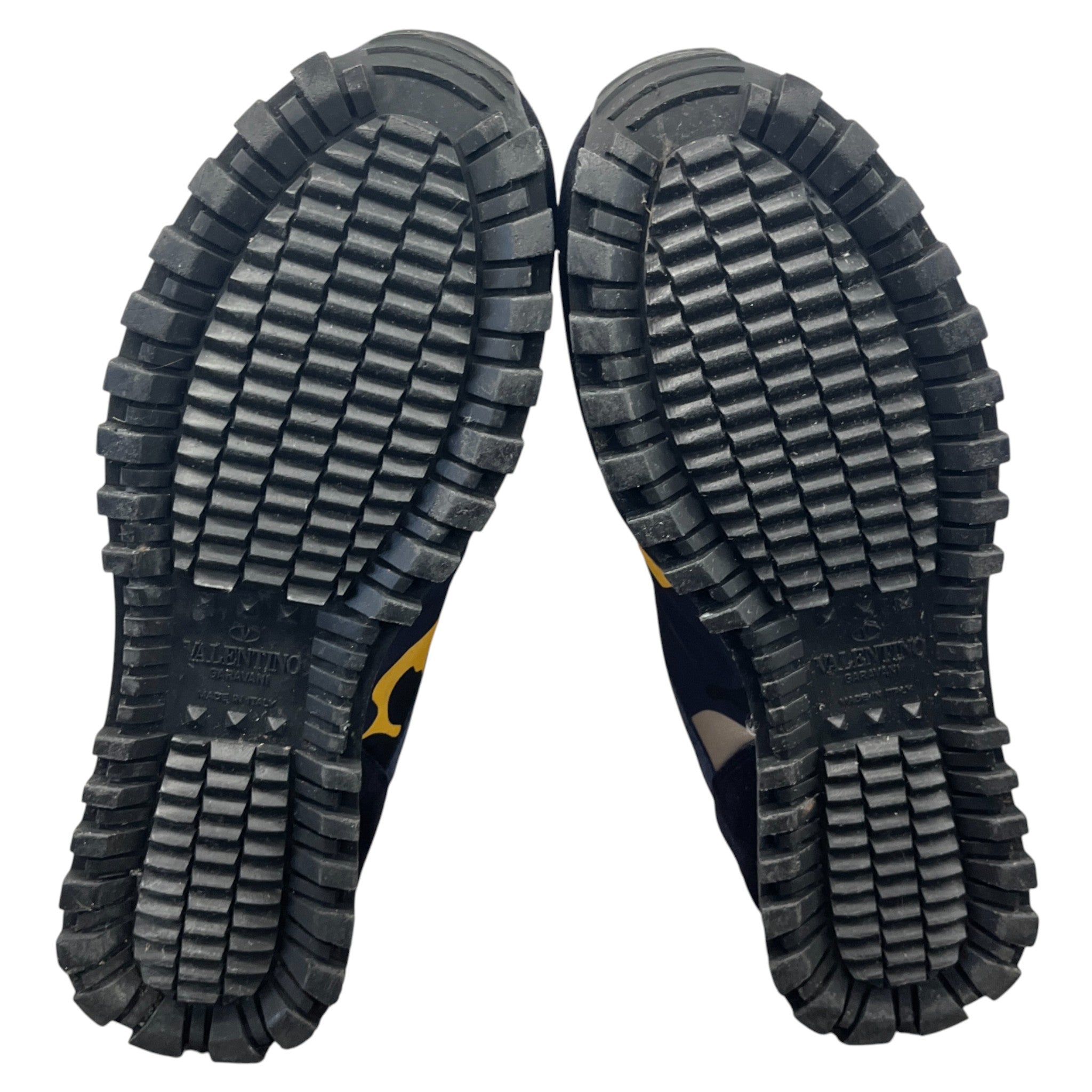 Men's Rockrunner Camouflage Low Trainers Navy Size EU 41 / UK 7