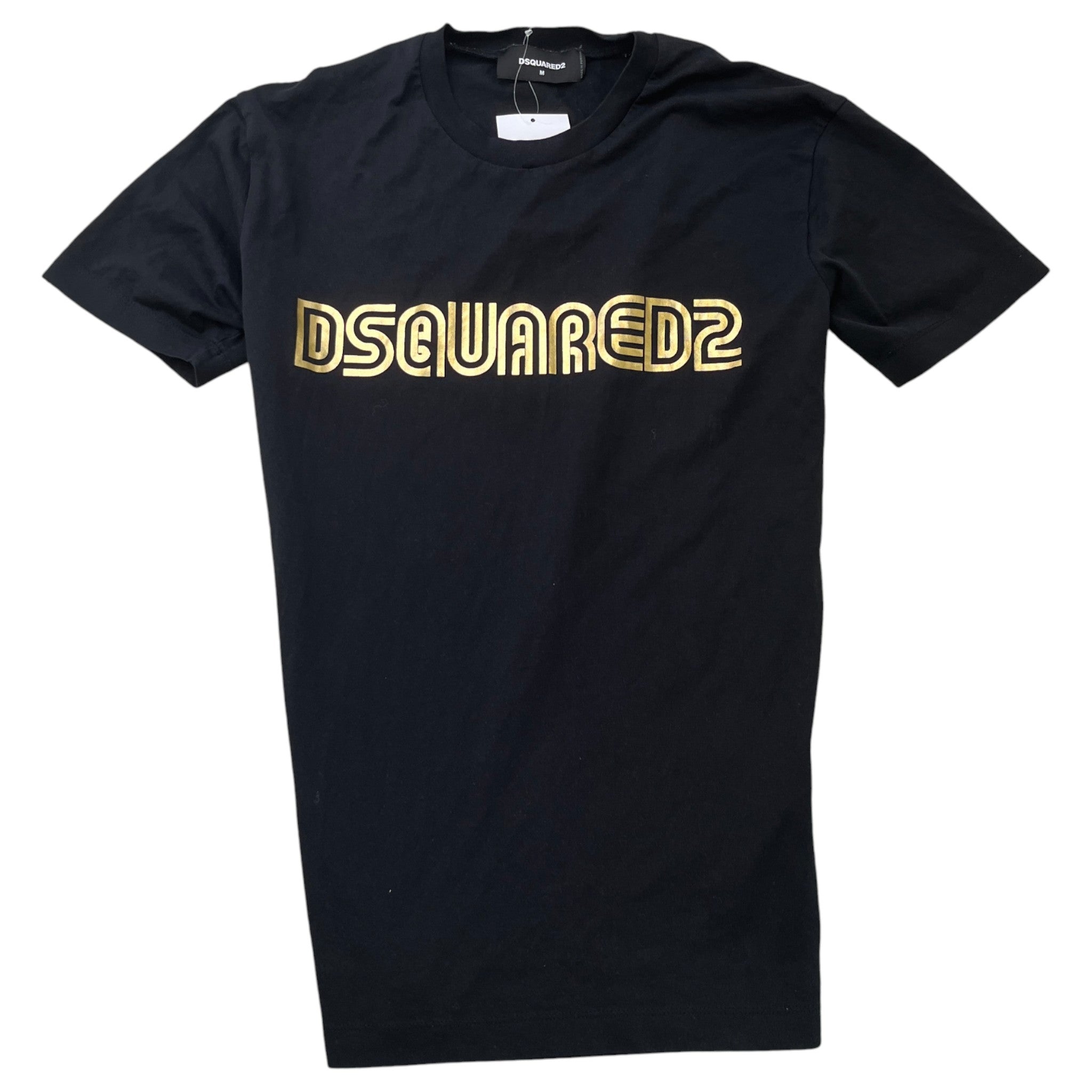 Men's Logo Print T-Shirt Black Size M