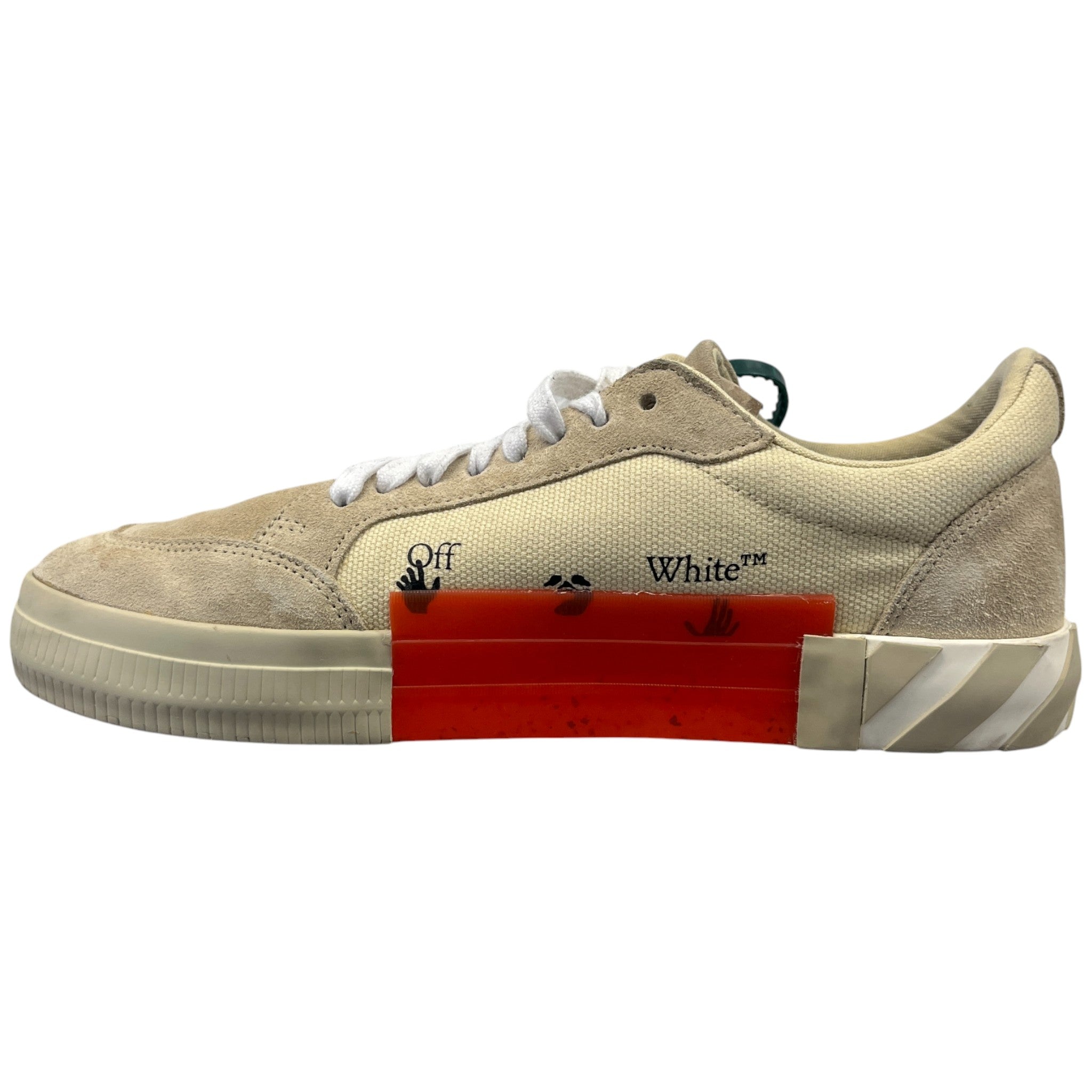 Men's Vulcanized Low Trainers Beige Size EU 43 / UK 9