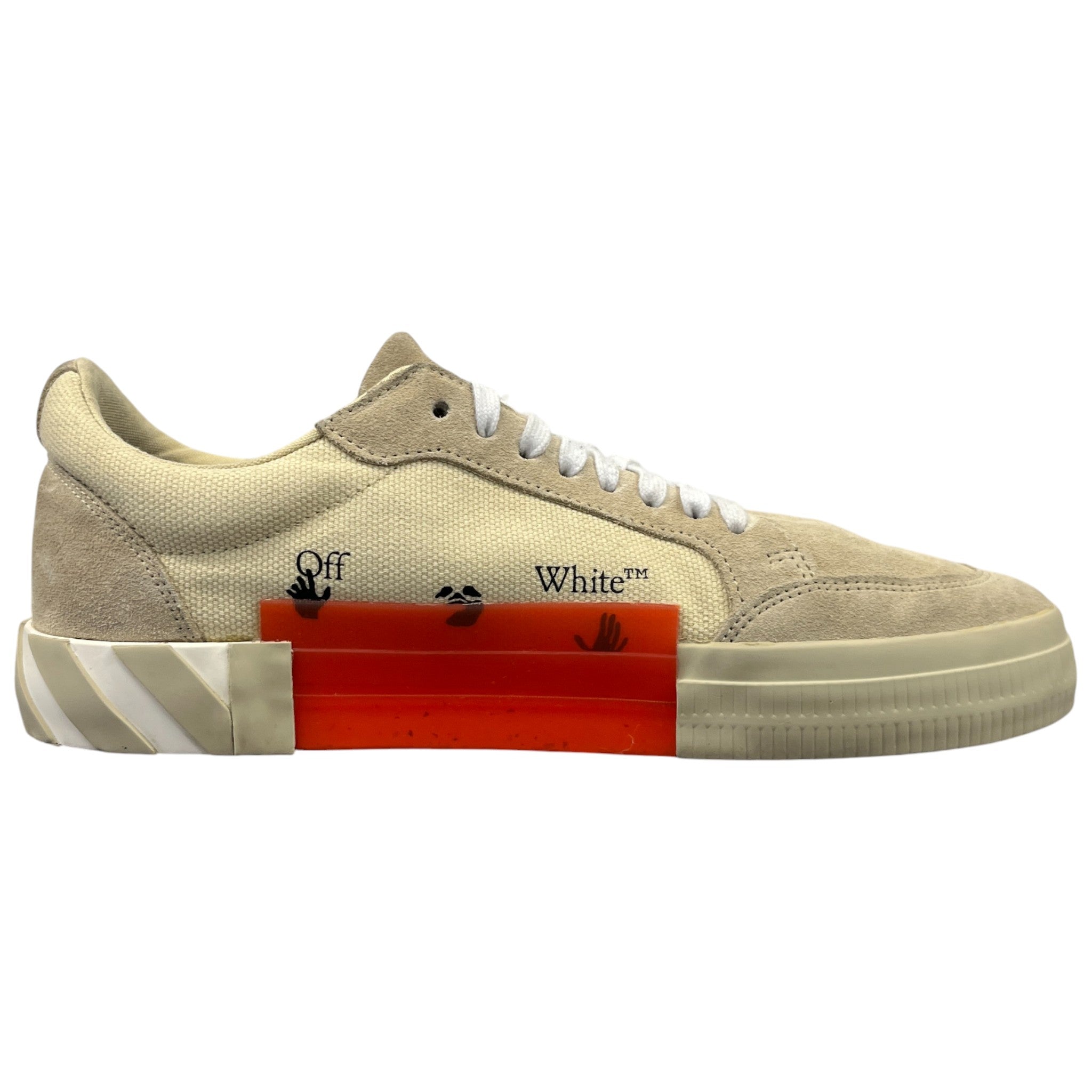 Men's Vulcanized Low Trainers Beige Size EU 43 / UK 9