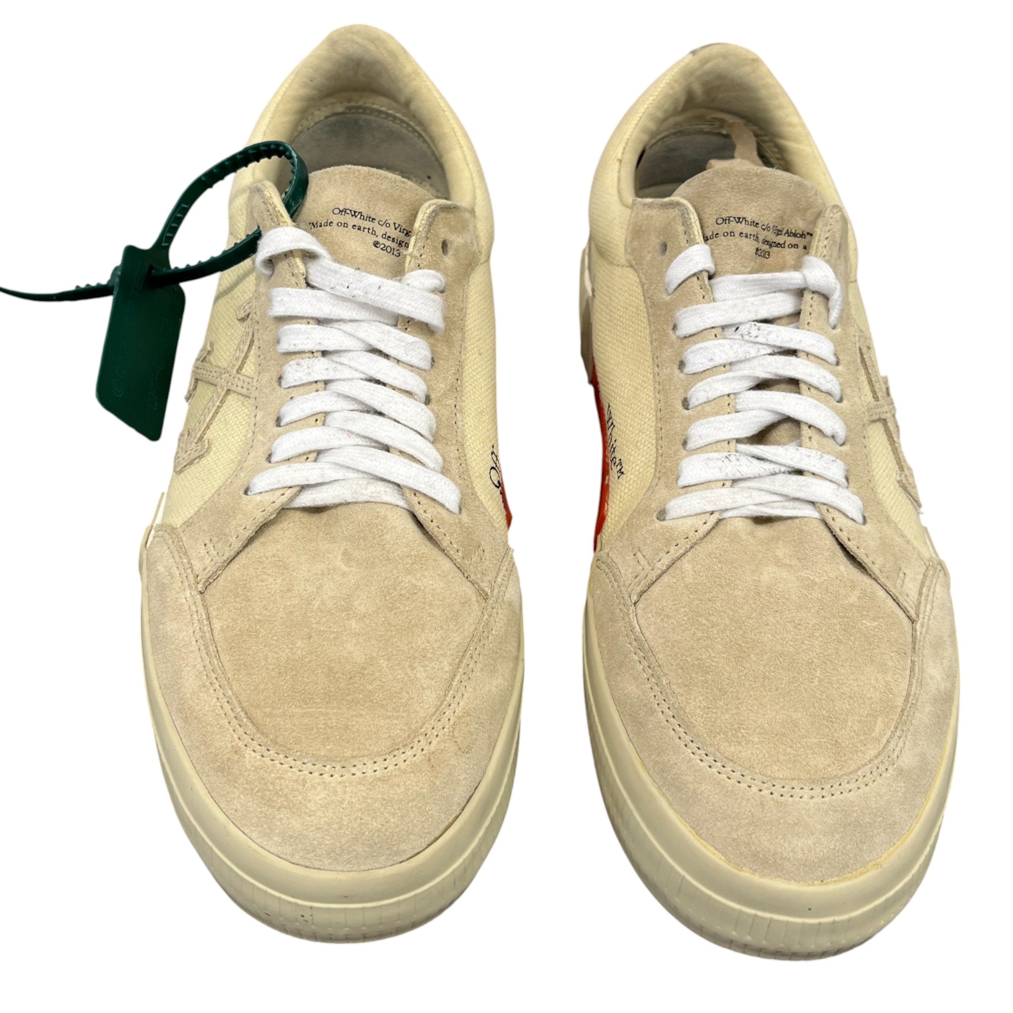 Men's Vulcanized Low Trainers Beige Size EU 43 / UK 9