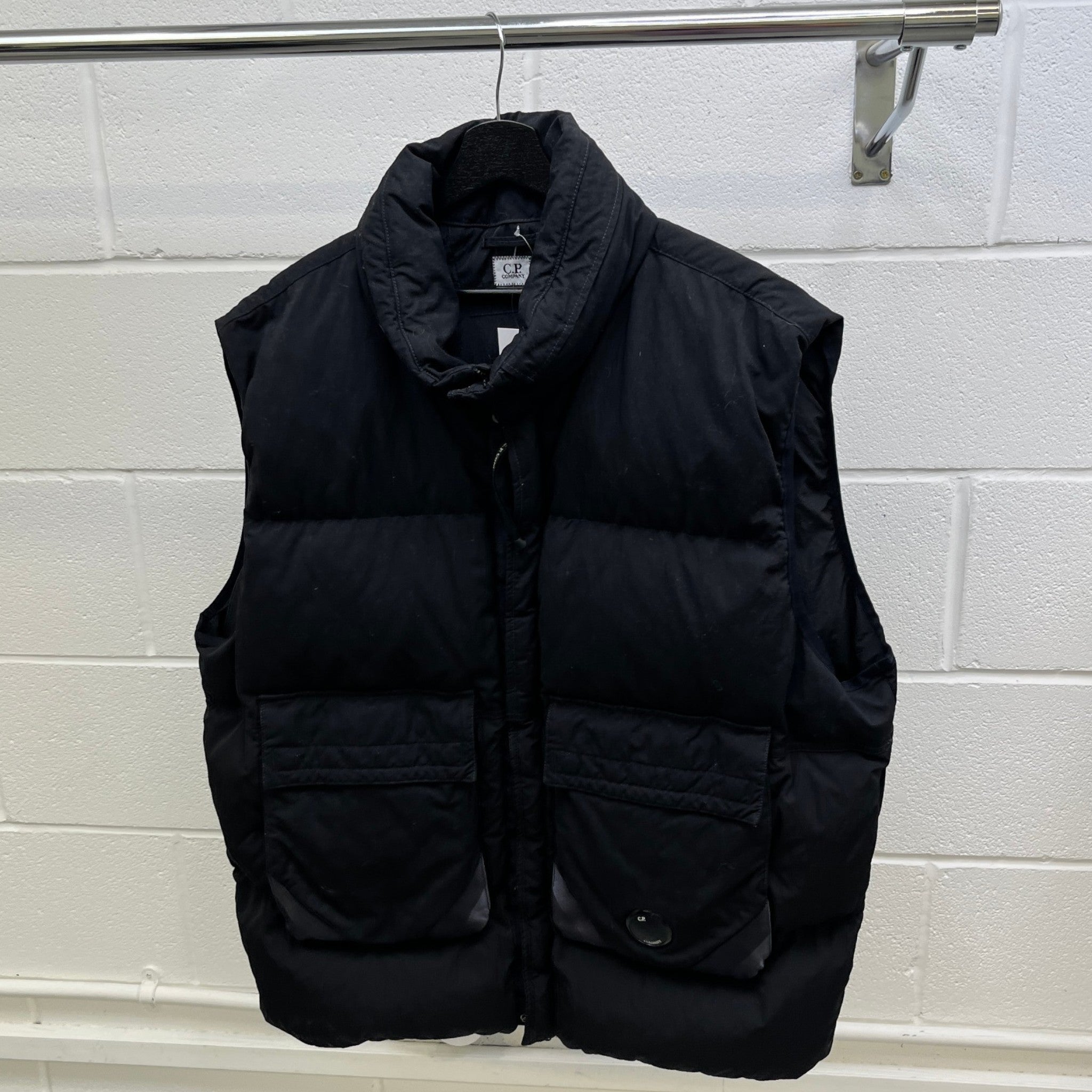 Men's Eco Chrome R Gilet Black Size IT 56 / XXXL