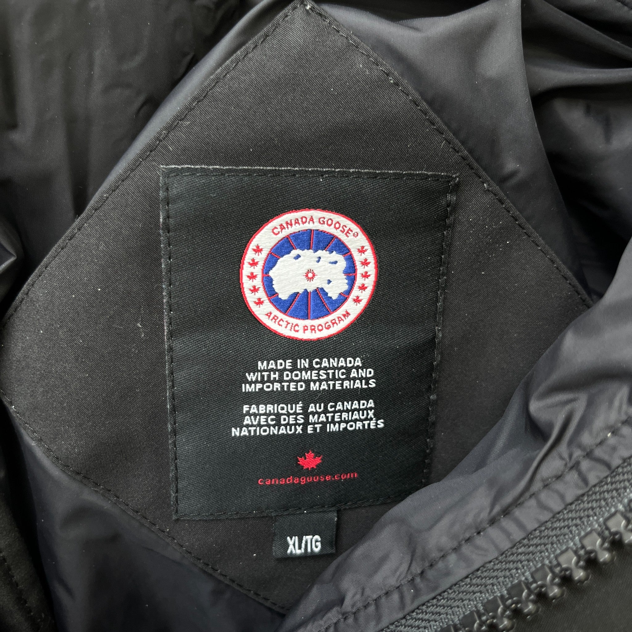 Men's Carson Down Jacket Black Size XL