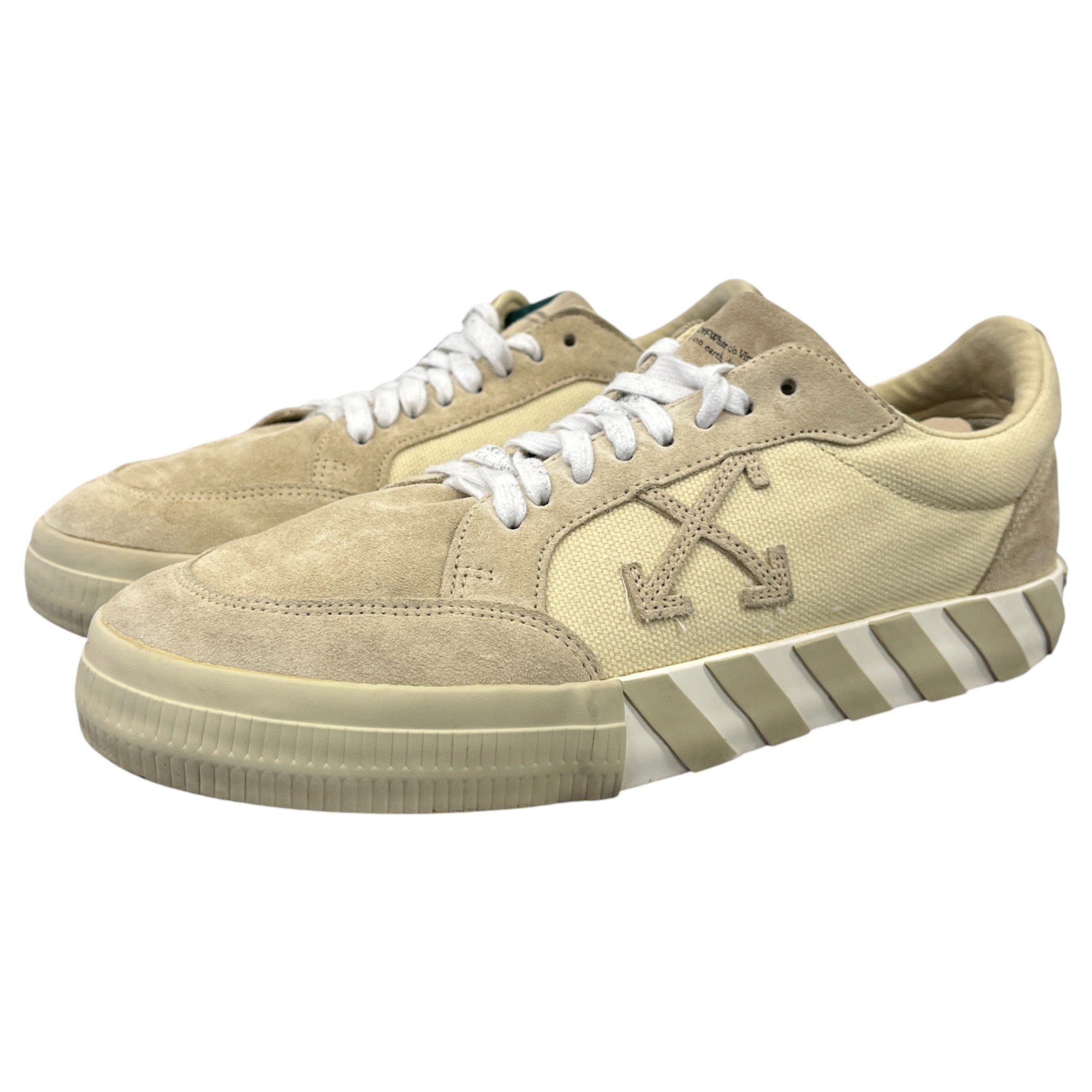 Men's Vulcanized Low Trainers Beige Size EU 43 / UK 9