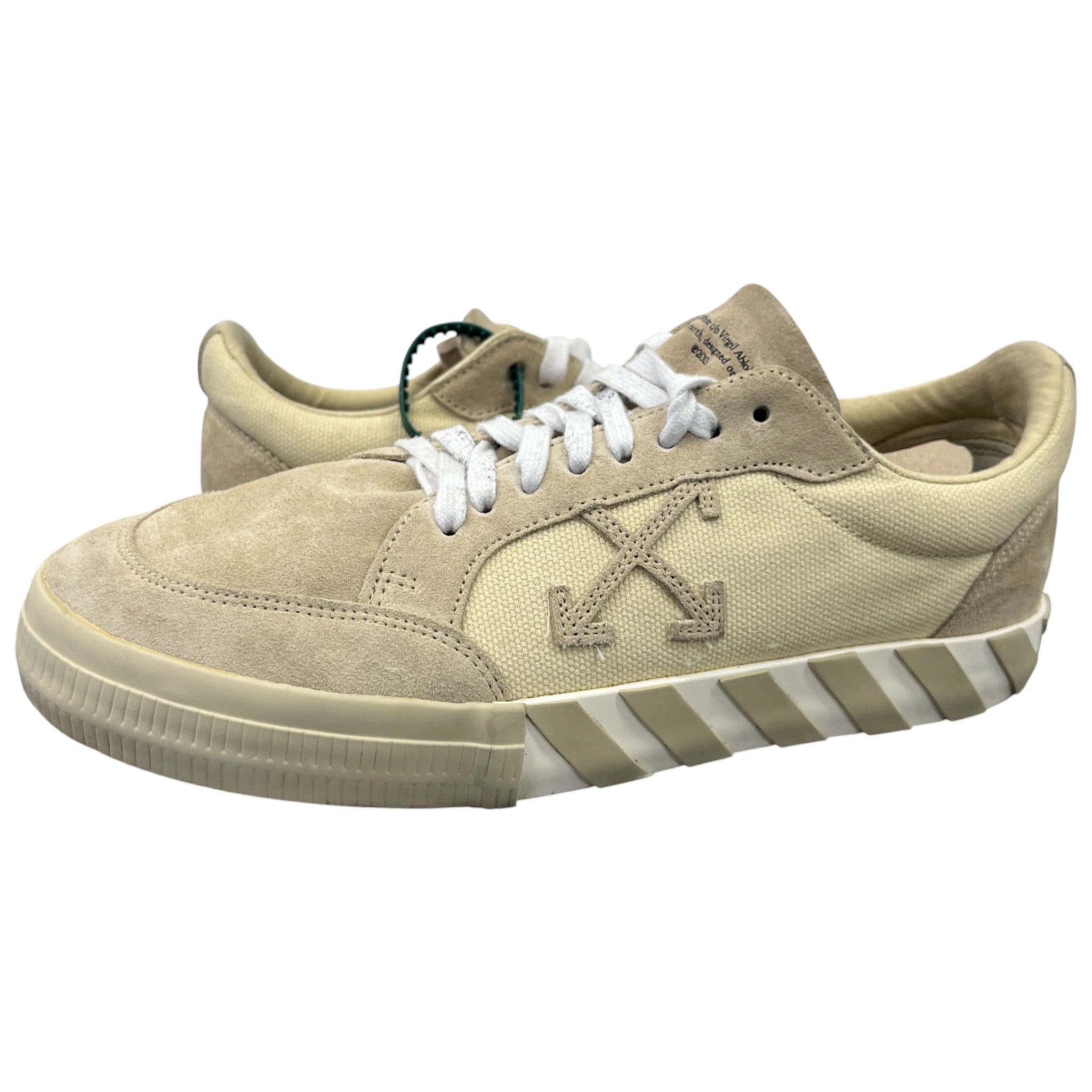 Men's Vulcanized Low Trainers Beige Size EU 43 / UK 9