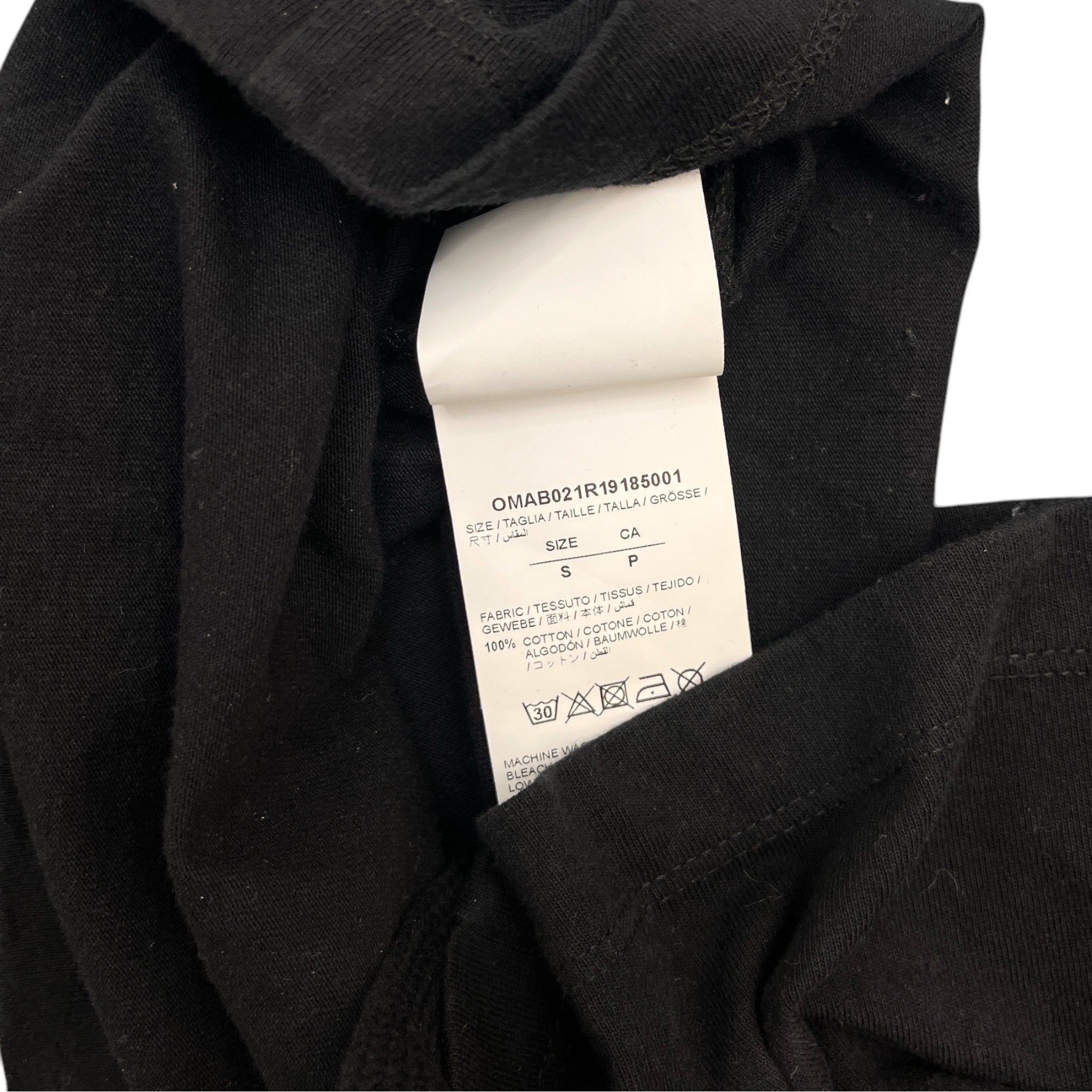 Men's Ice Man Print Long Sleeve Shirt Black Size S