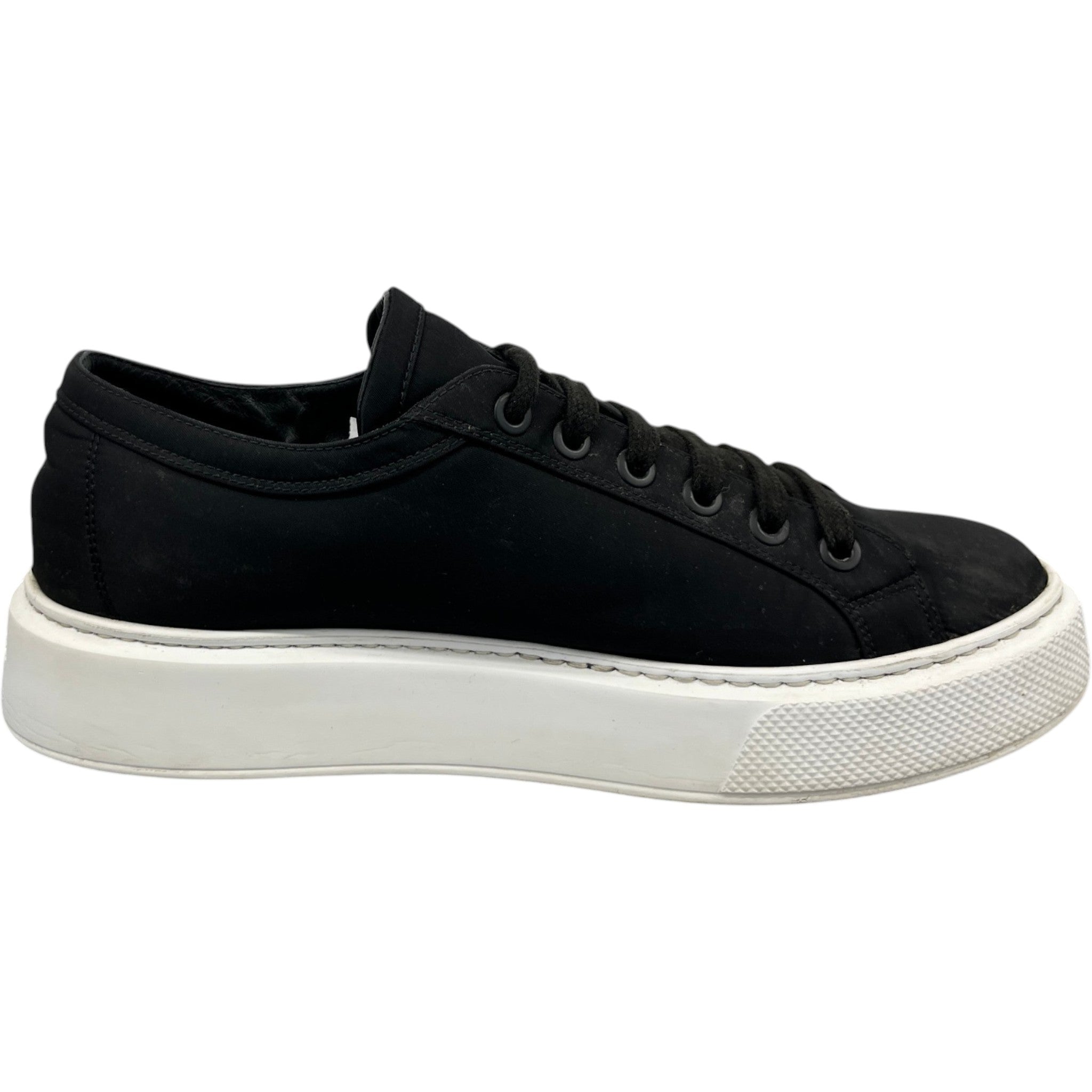Men's Nylon Gabardine Wheel Low Trainers Black Size EU 43 / UK 9