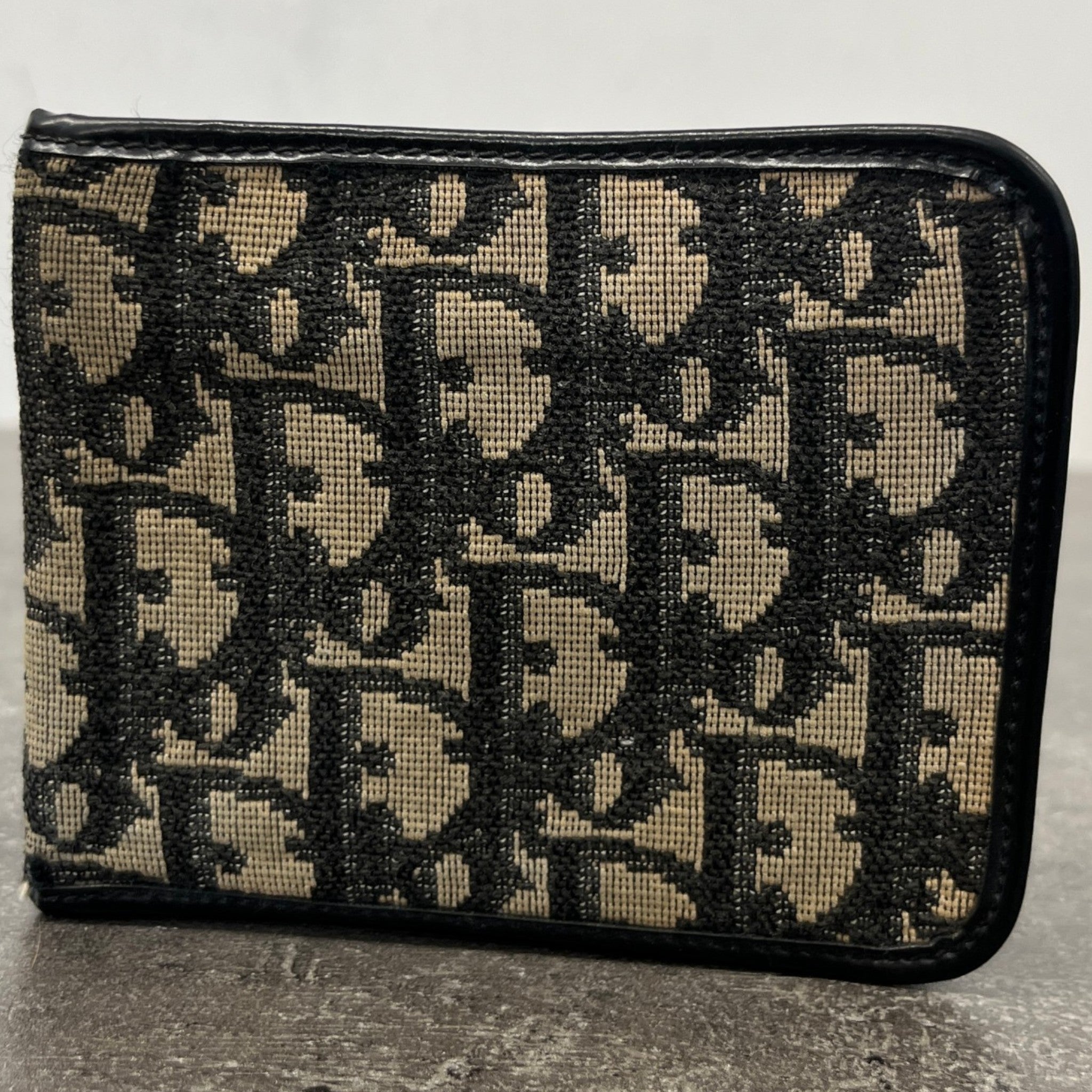 Men's Oblique Bifold Wallet Black