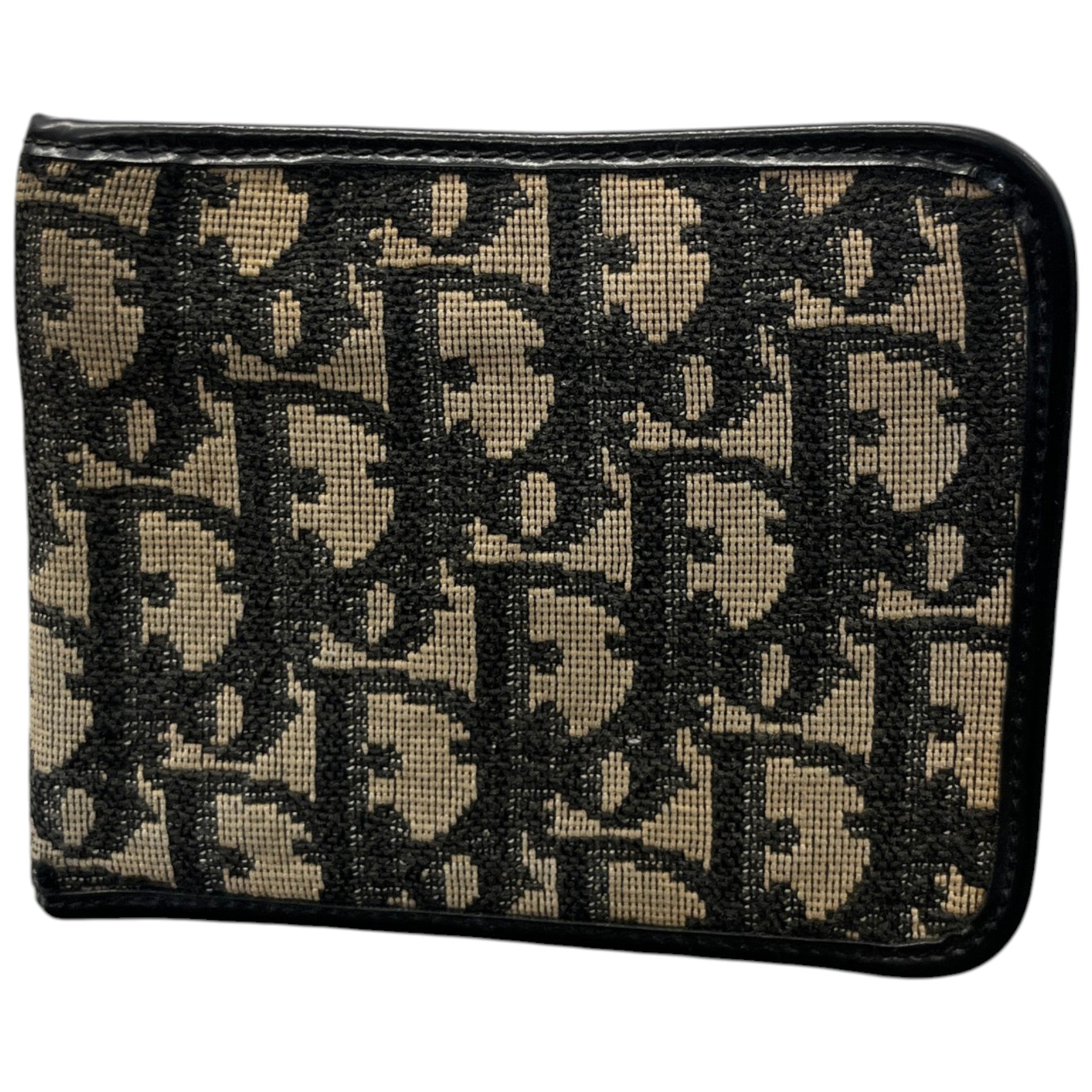 Men's Oblique Bifold Wallet Black
