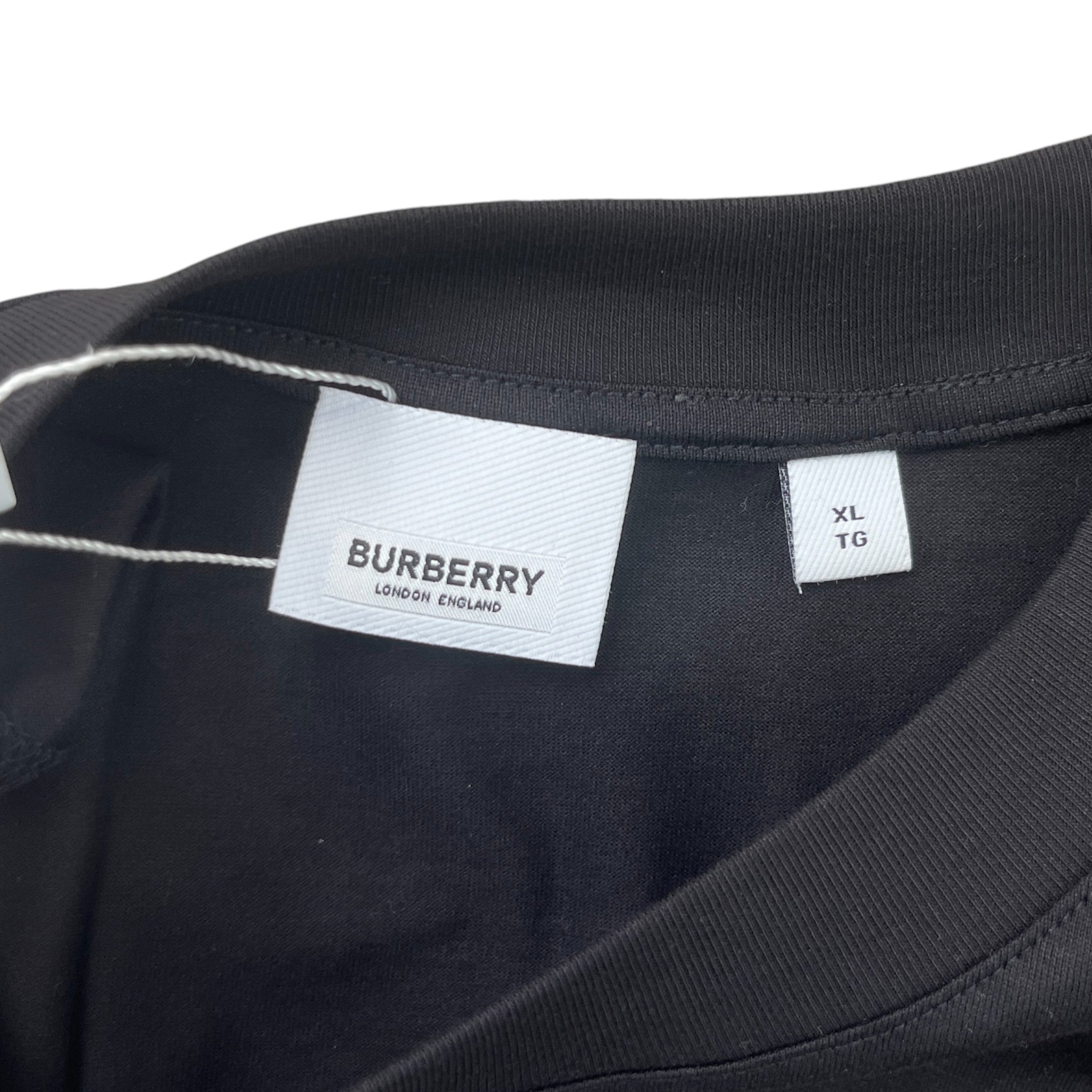 Men's Logo Print T-Shirt Black Size XL