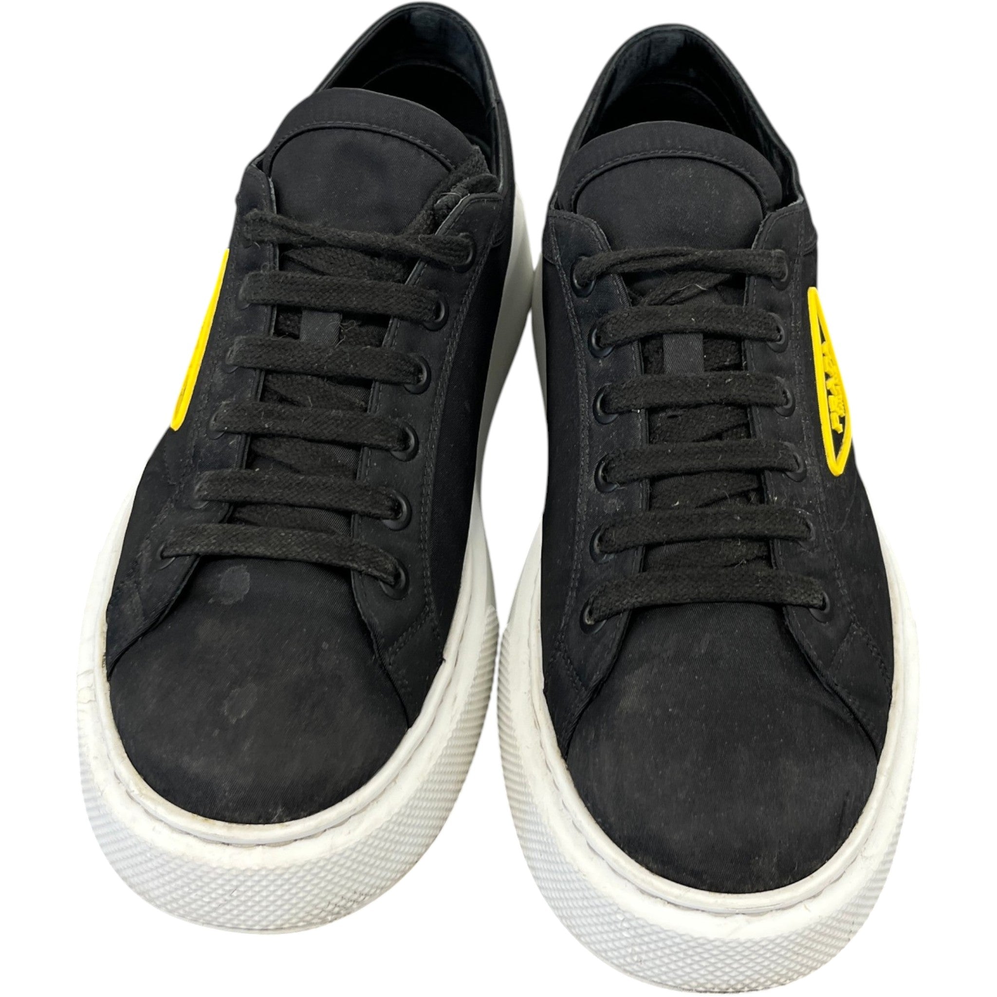 Men's Nylon Gabardine Wheel Low Trainers Black Size EU 43 / UK 9