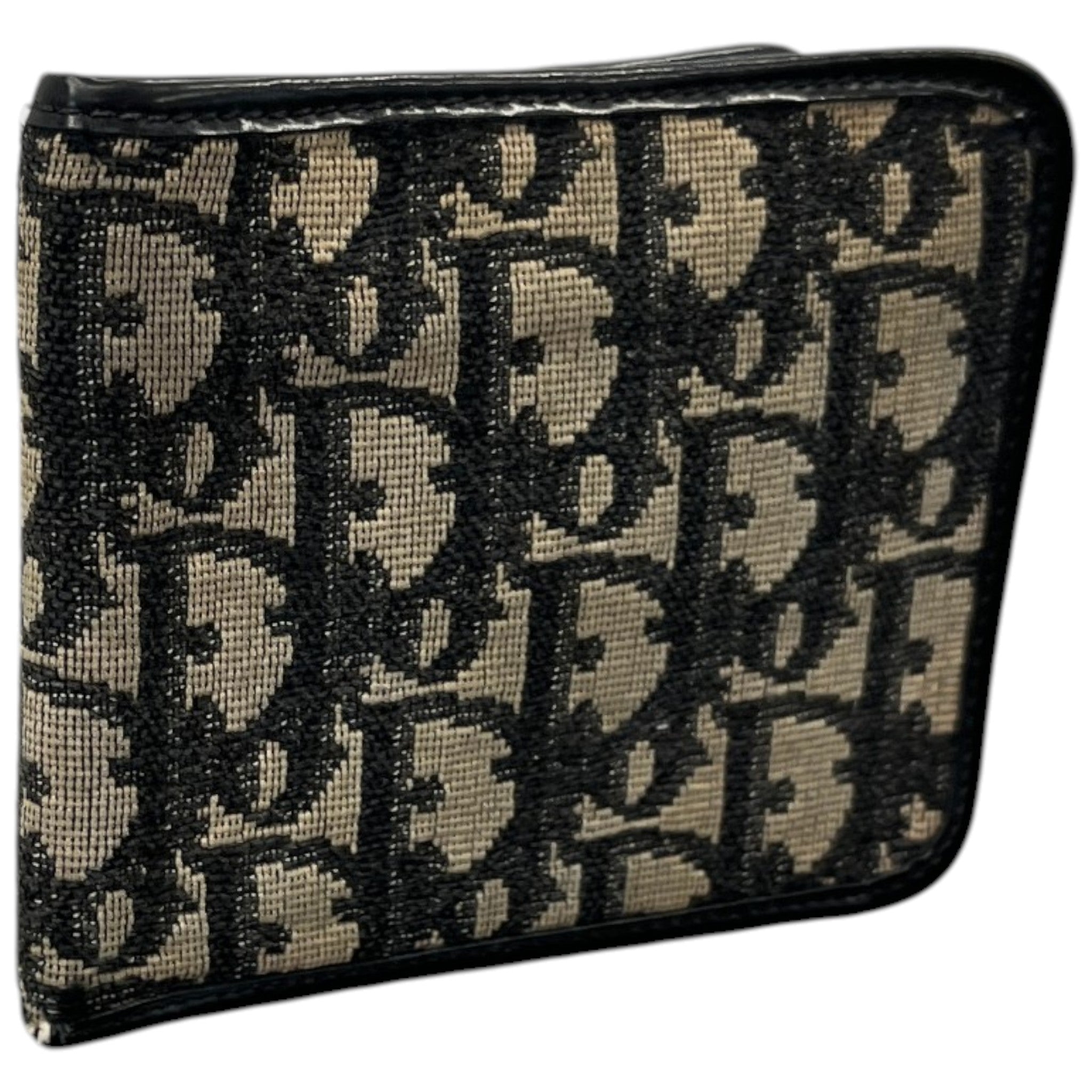 Men's Oblique Bifold Wallet Black