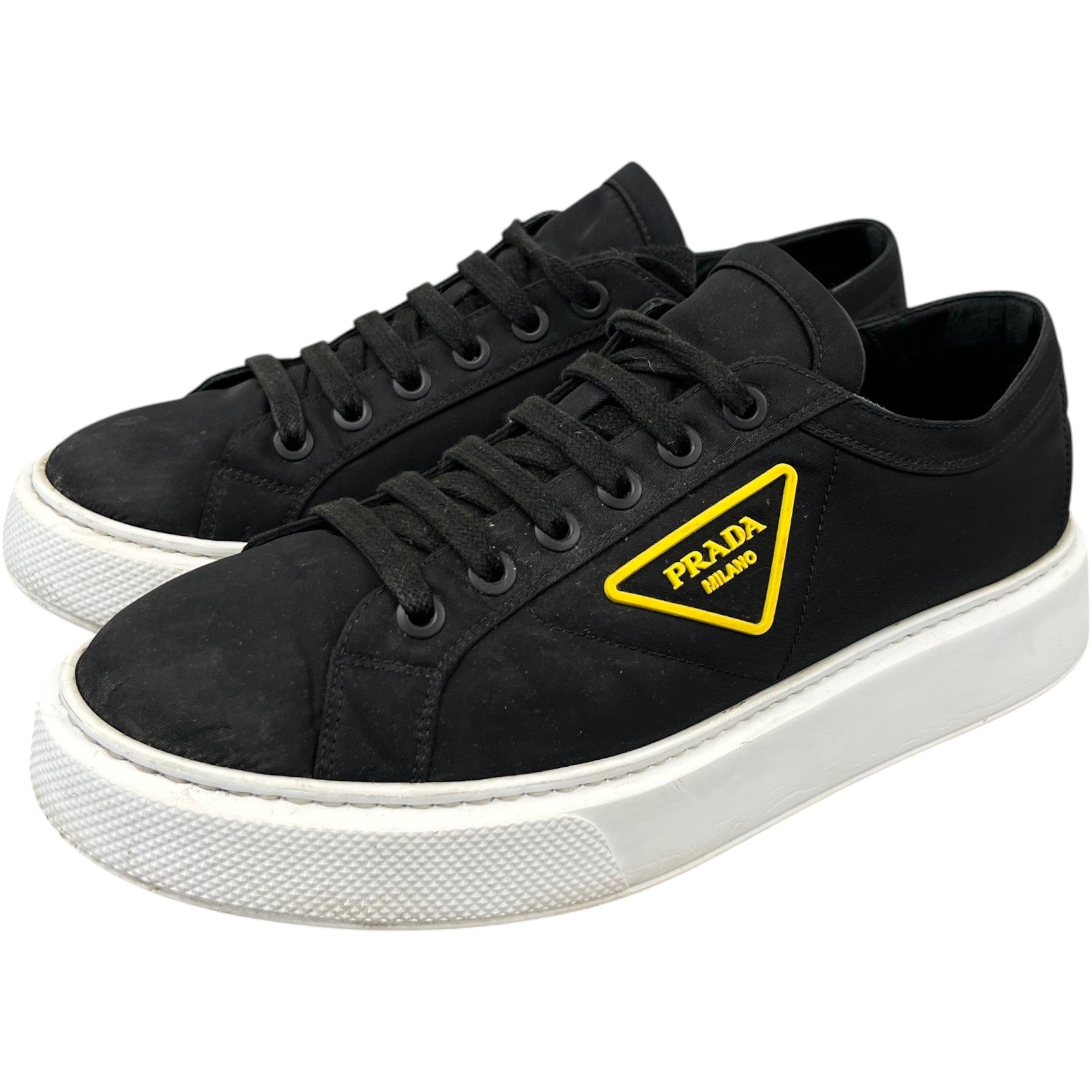 Men's Nylon Gabardine Wheel Low Trainers Black Size EU 43 / UK 9