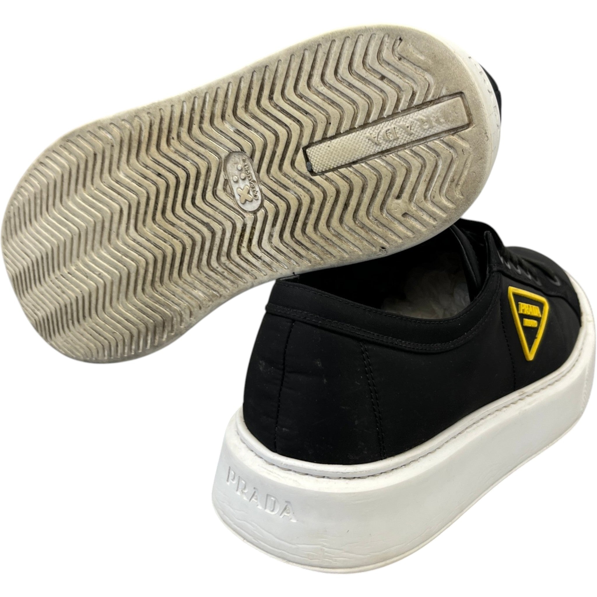 Men's Nylon Gabardine Wheel Low Trainers Black Size EU 43 / UK 9