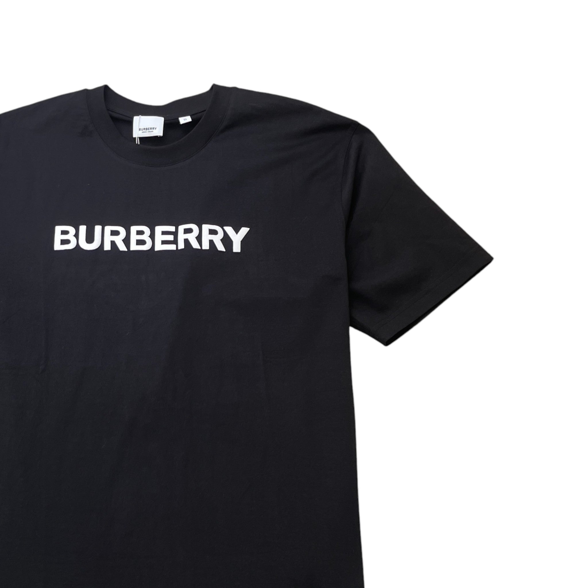 Men's Logo Print T-Shirt Black Size XL