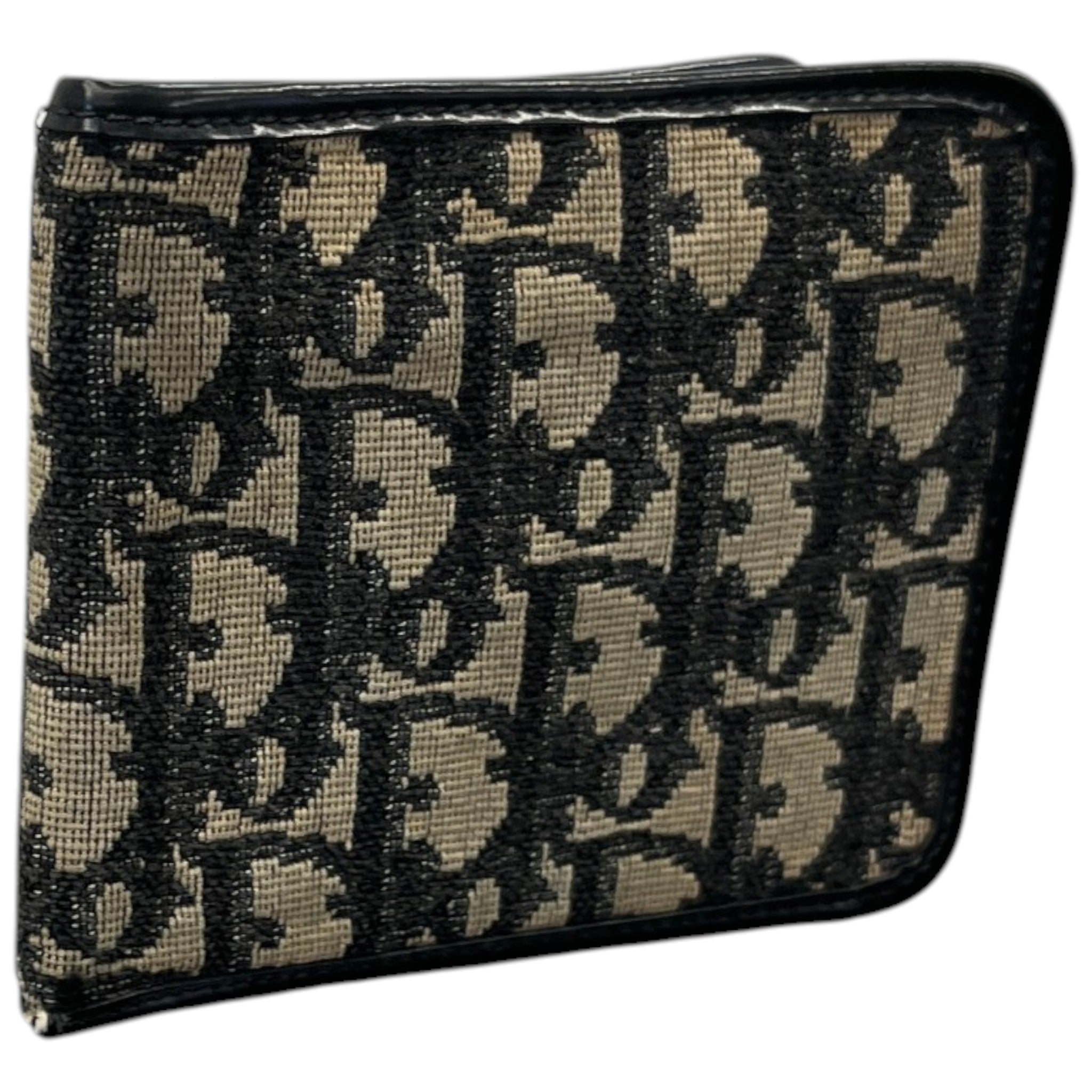 Men's Oblique Bifold Wallet Black