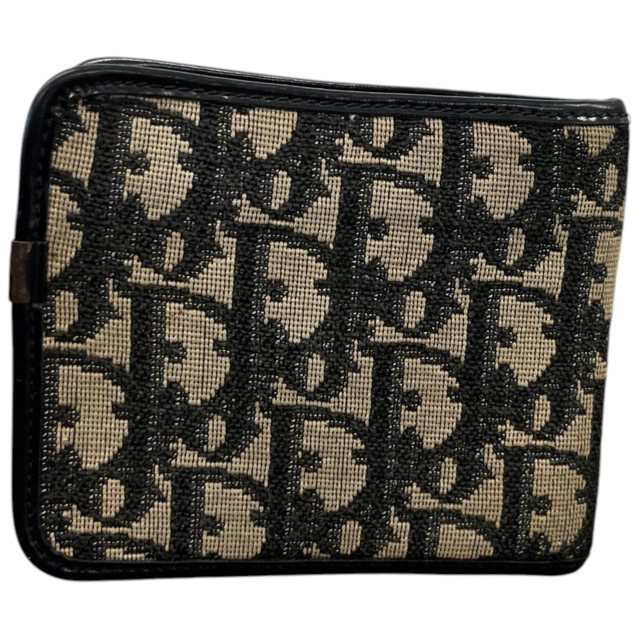 Men's Oblique Bifold Wallet Black