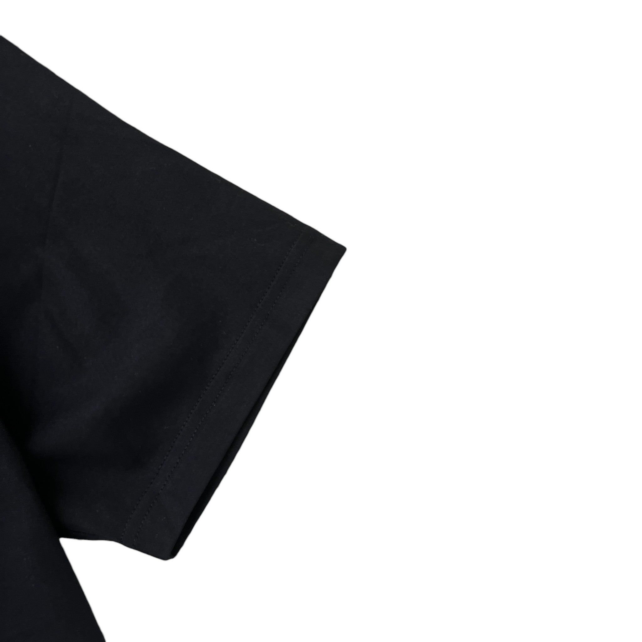 Men's Logo Print T-Shirt Black Size XL