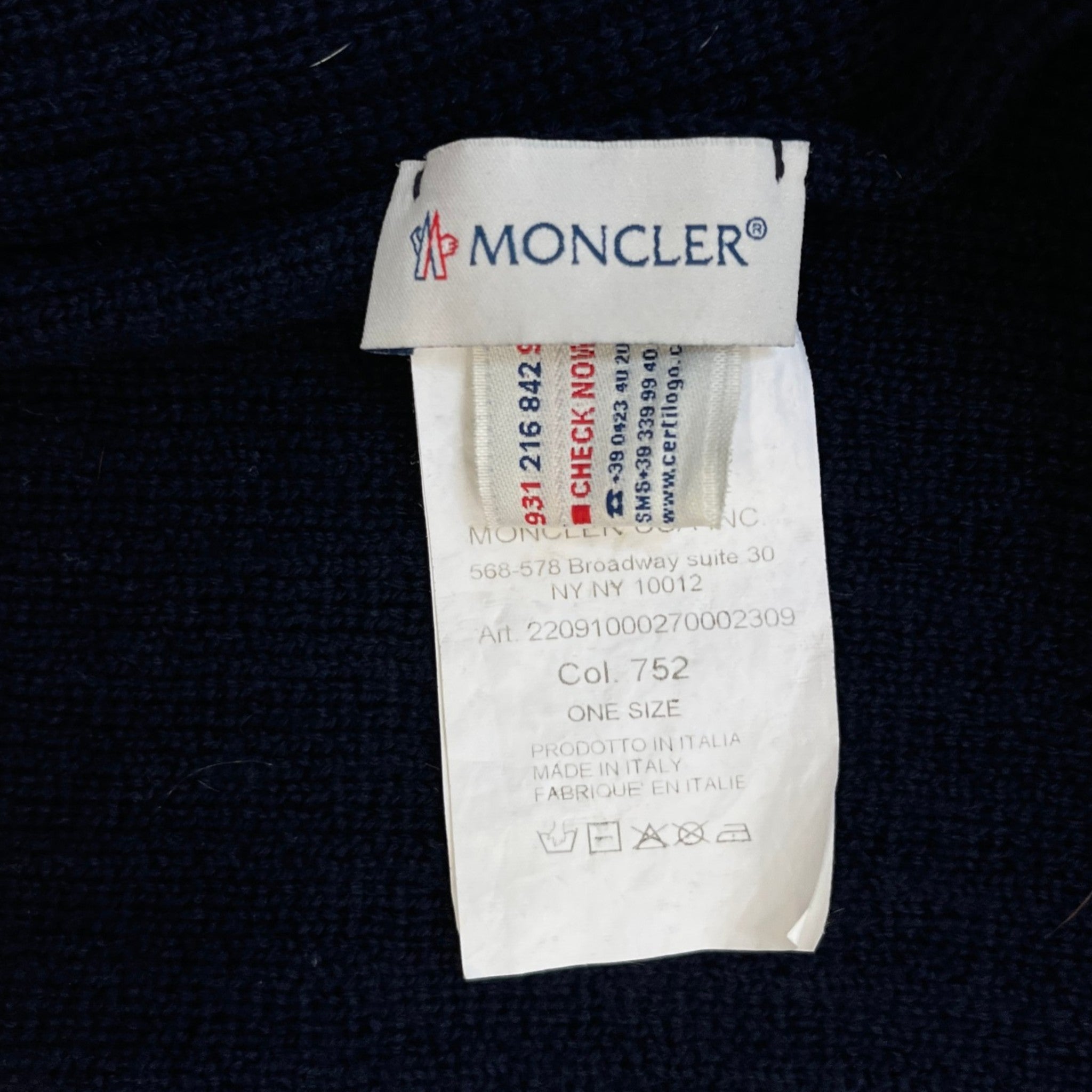 Men's Logo Scarf Navy