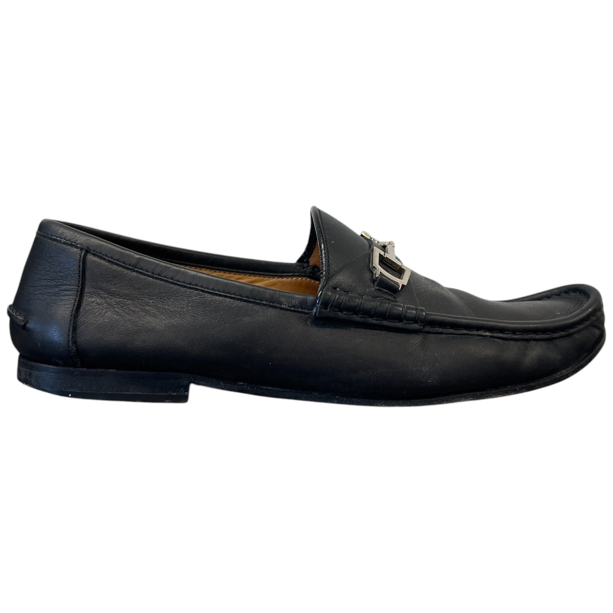 Men's Horsebit Leather Loafers Brown Size EU 41 / UK 7