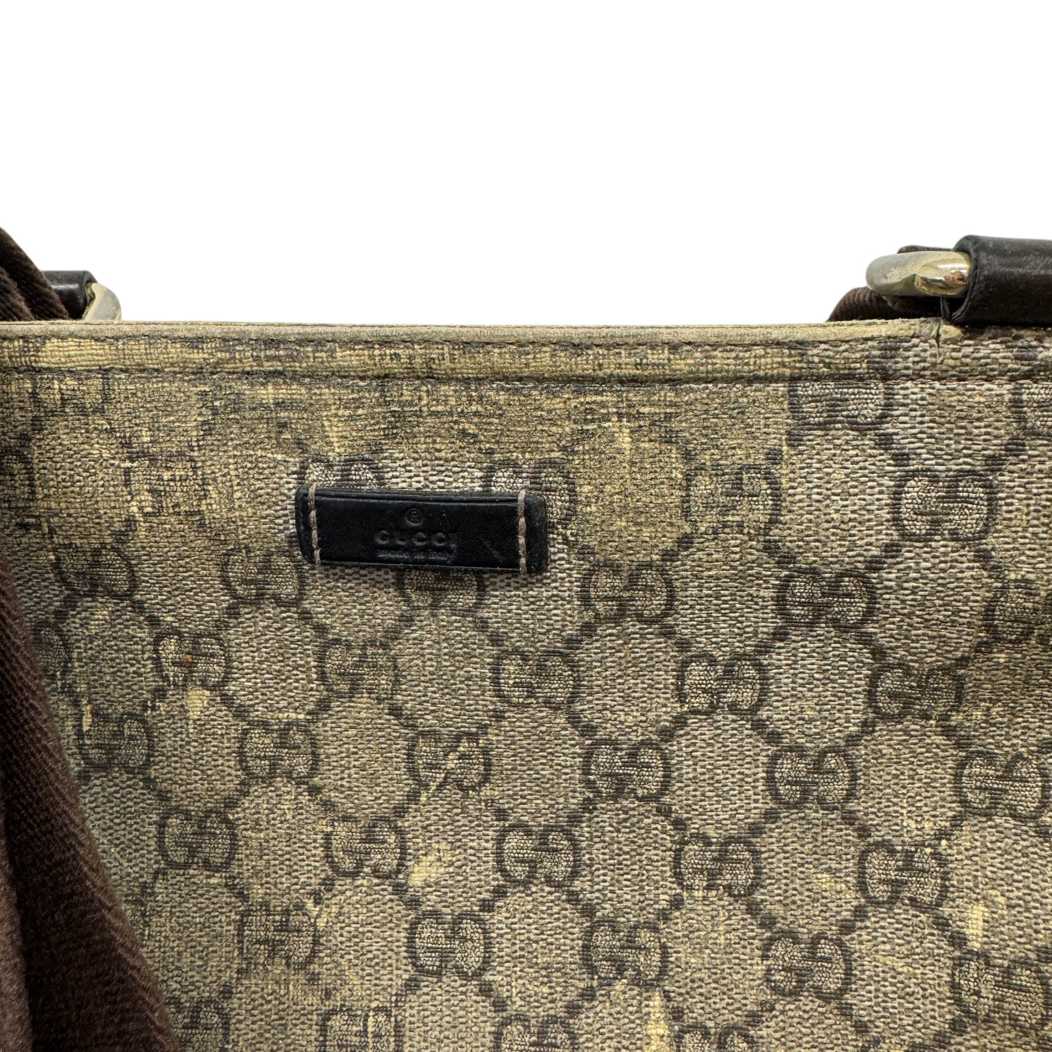 Men's Gg Supreme Messenger Bag Beige