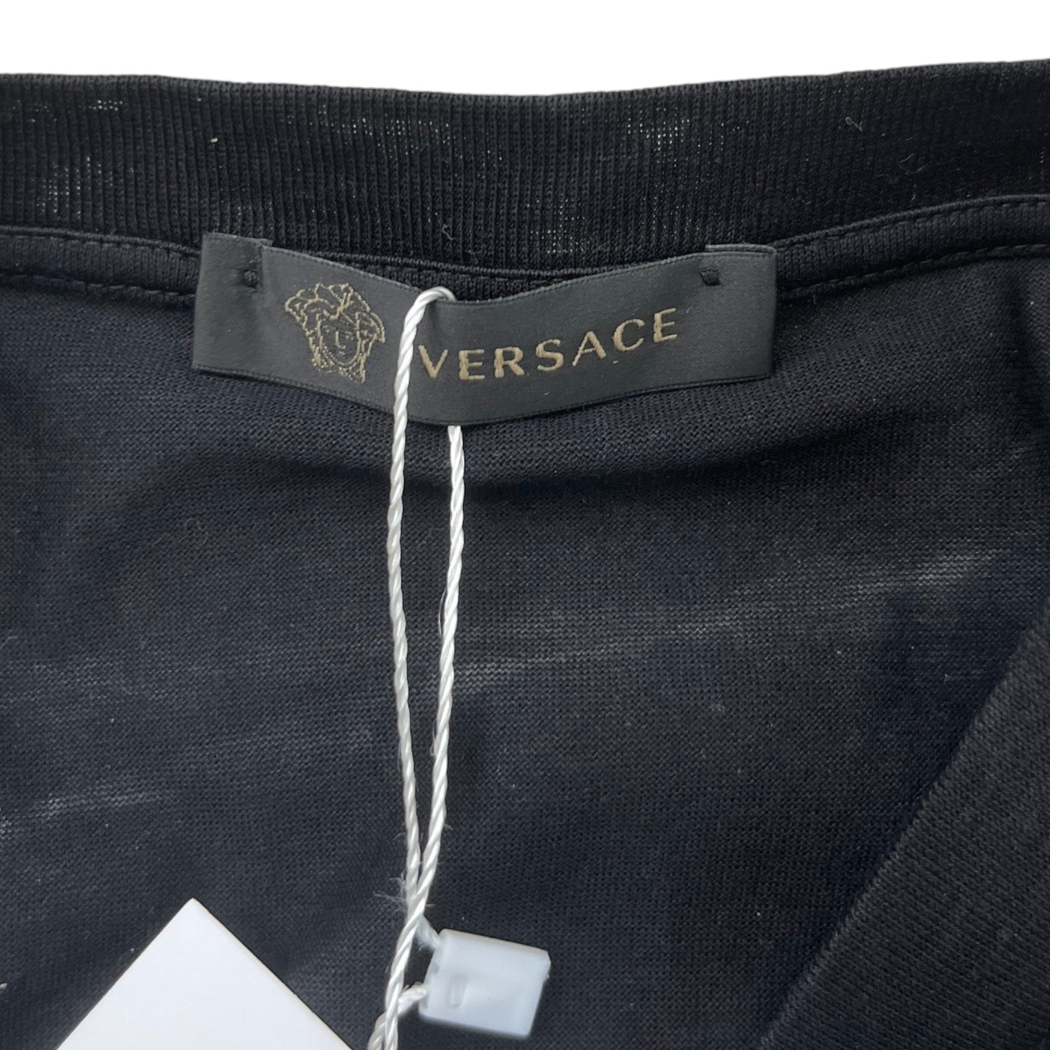 Men's Logo Print T-Shirt Black Size M