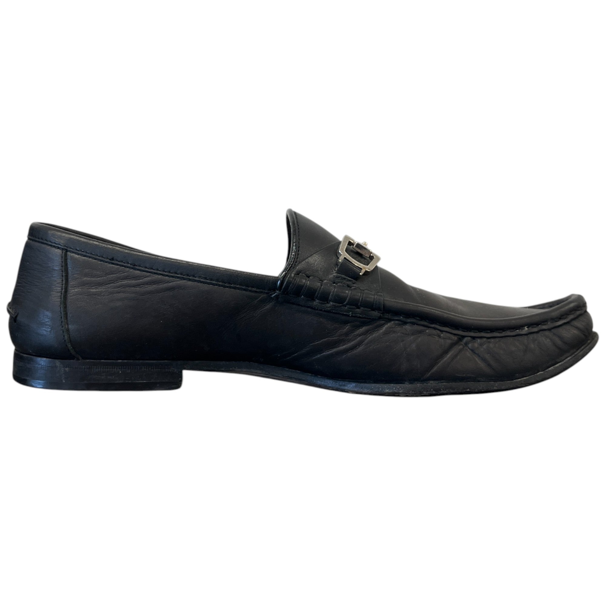 Men's Horsebit Leather Loafers Brown Size EU 41 / UK 7